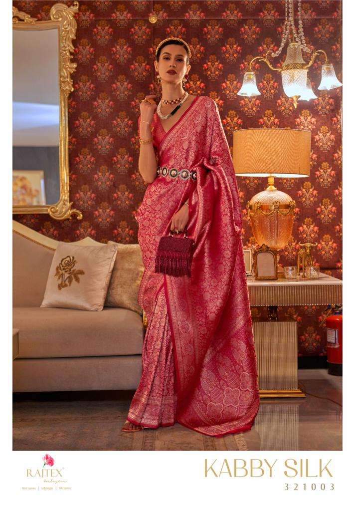 Rajtex Kabby Silk Exclusive Handloom Weaving Saree Wholesale catalog