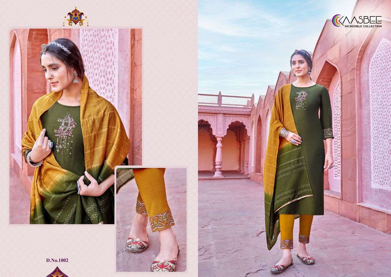 Rajwadi-1 Kurti Embroidery Khatli Work Wholesale catalog