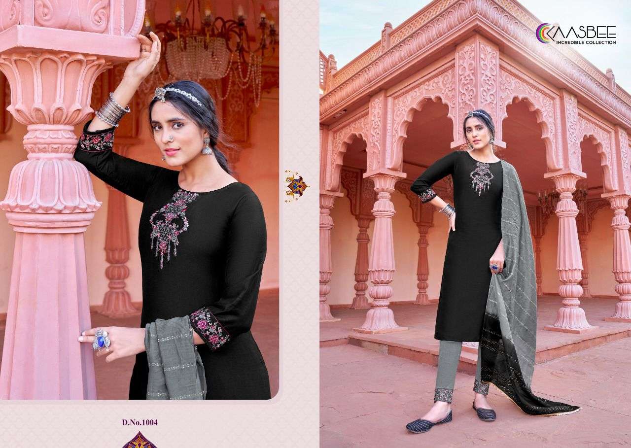Rajwadi-1 Kurti Embroidery Khatli Work Wholesale catalog