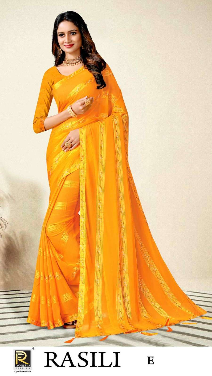 Rasili  by ranjna saree designer border siroski diamond panel super hit collecton 