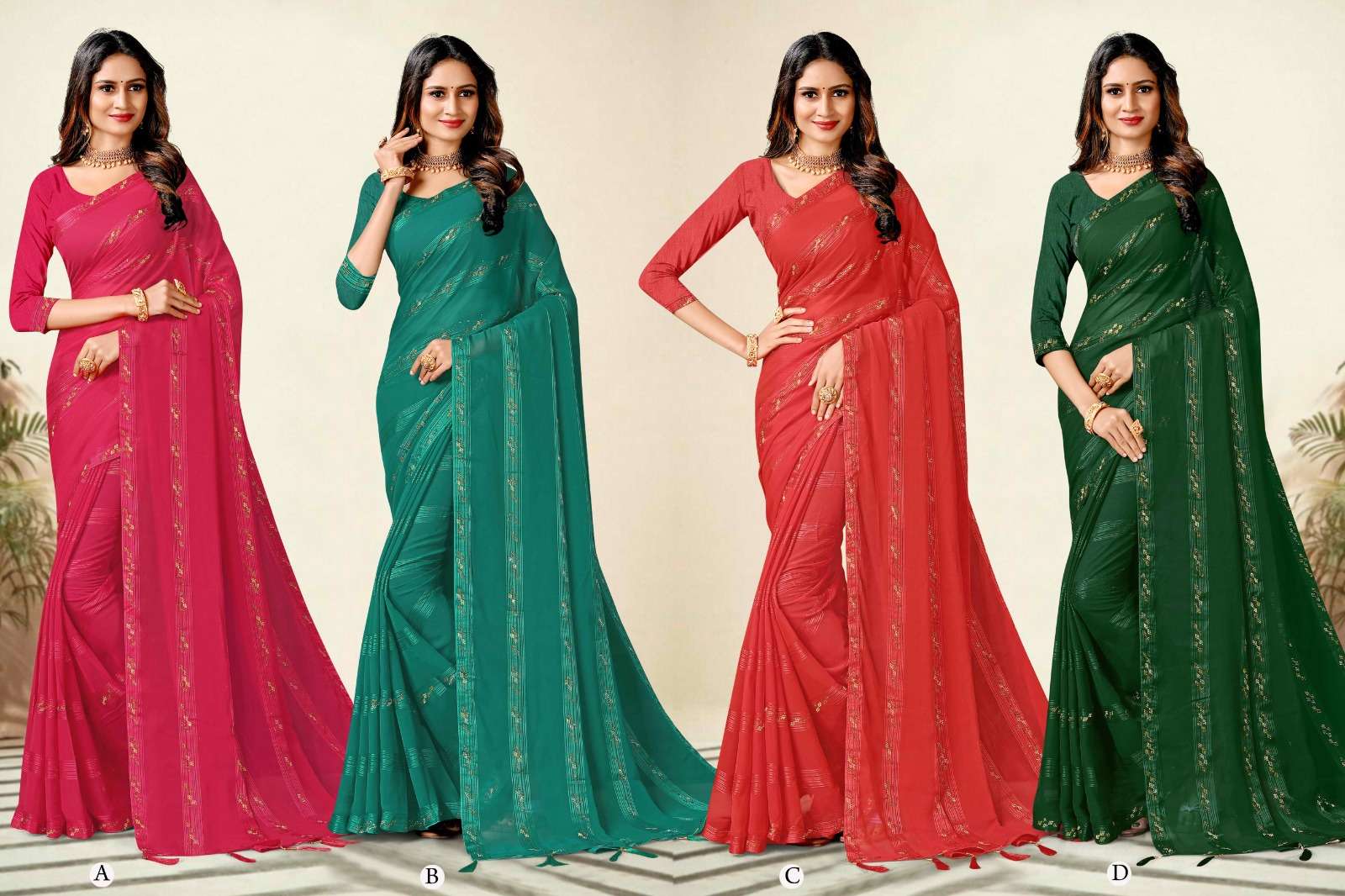 Rasili  by ranjna saree designer border siroski diamond panel super hit collecton 