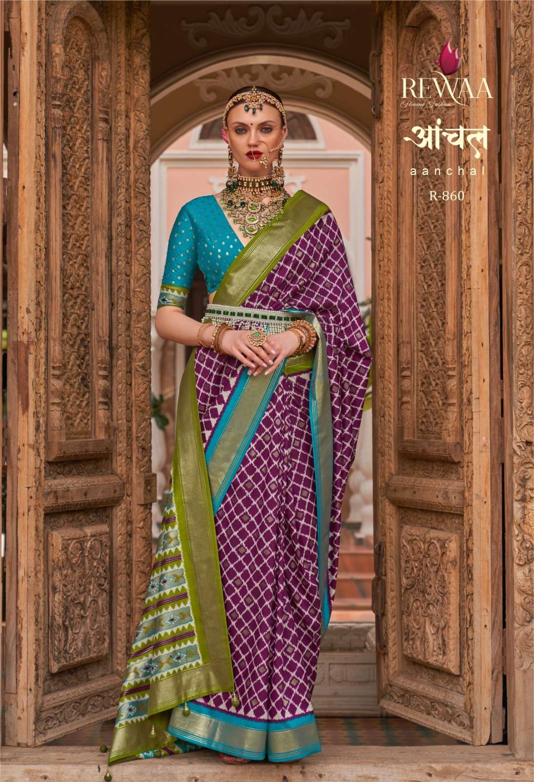 Rewaa Aanchal New Designer Silk Saree Wholesale catalog