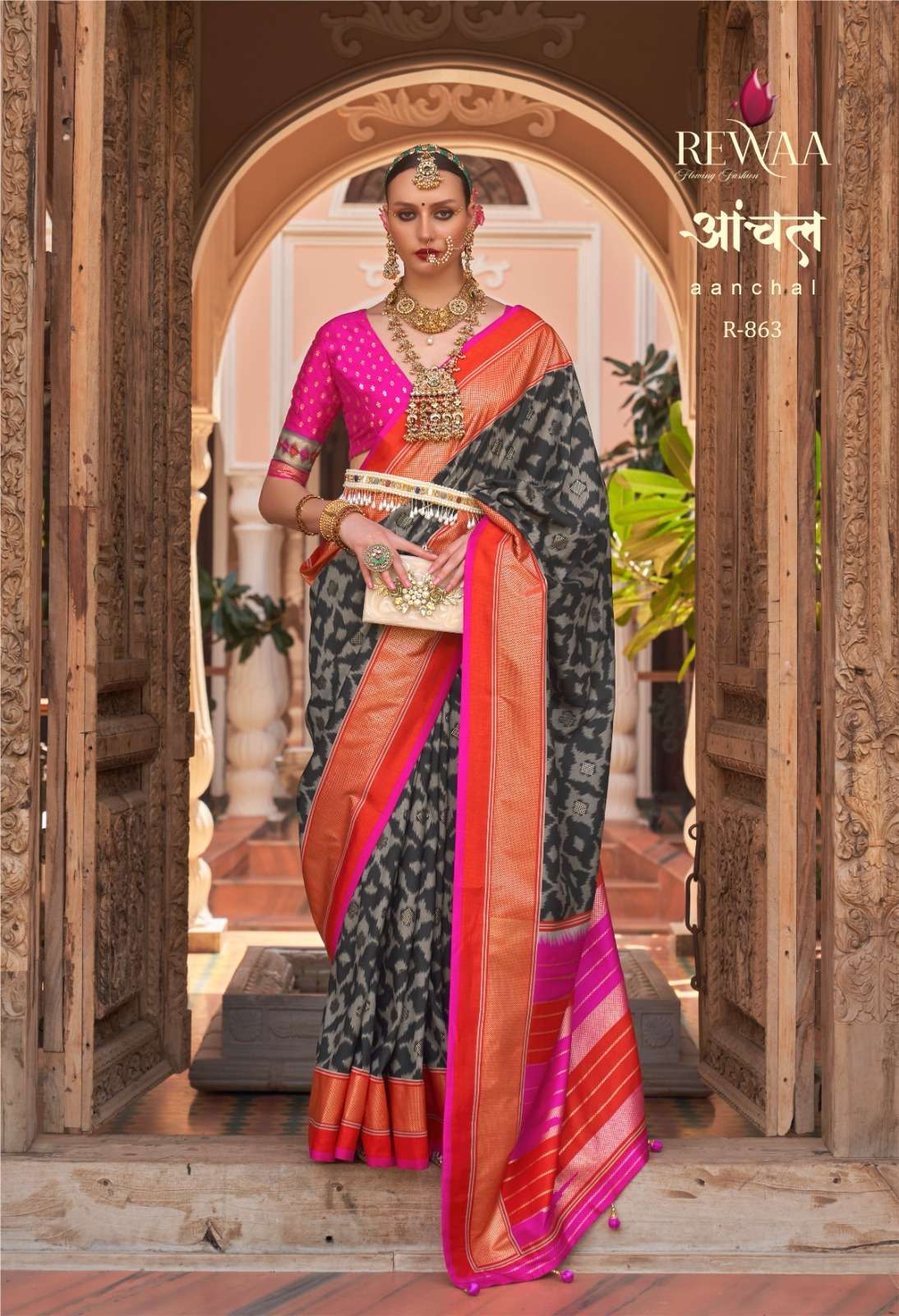 Rewaa Aanchal New Designer Silk Saree Wholesale catalog