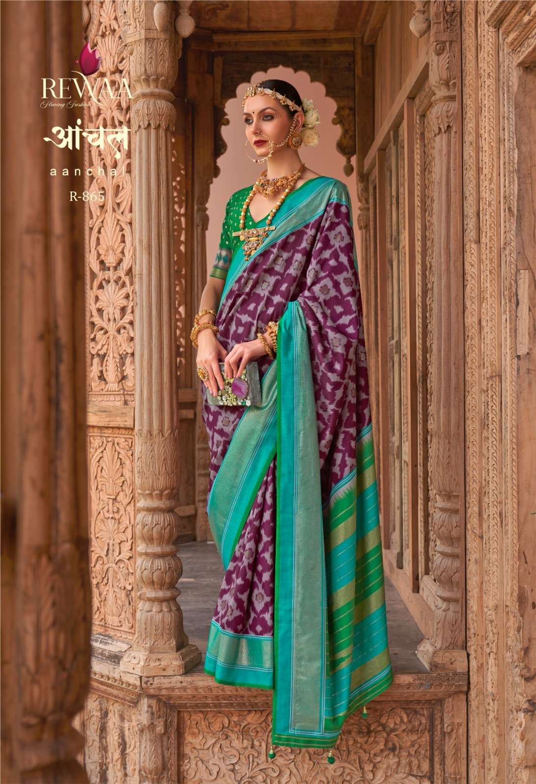 Rewaa Aanchal New Designer Silk Saree Wholesale catalog