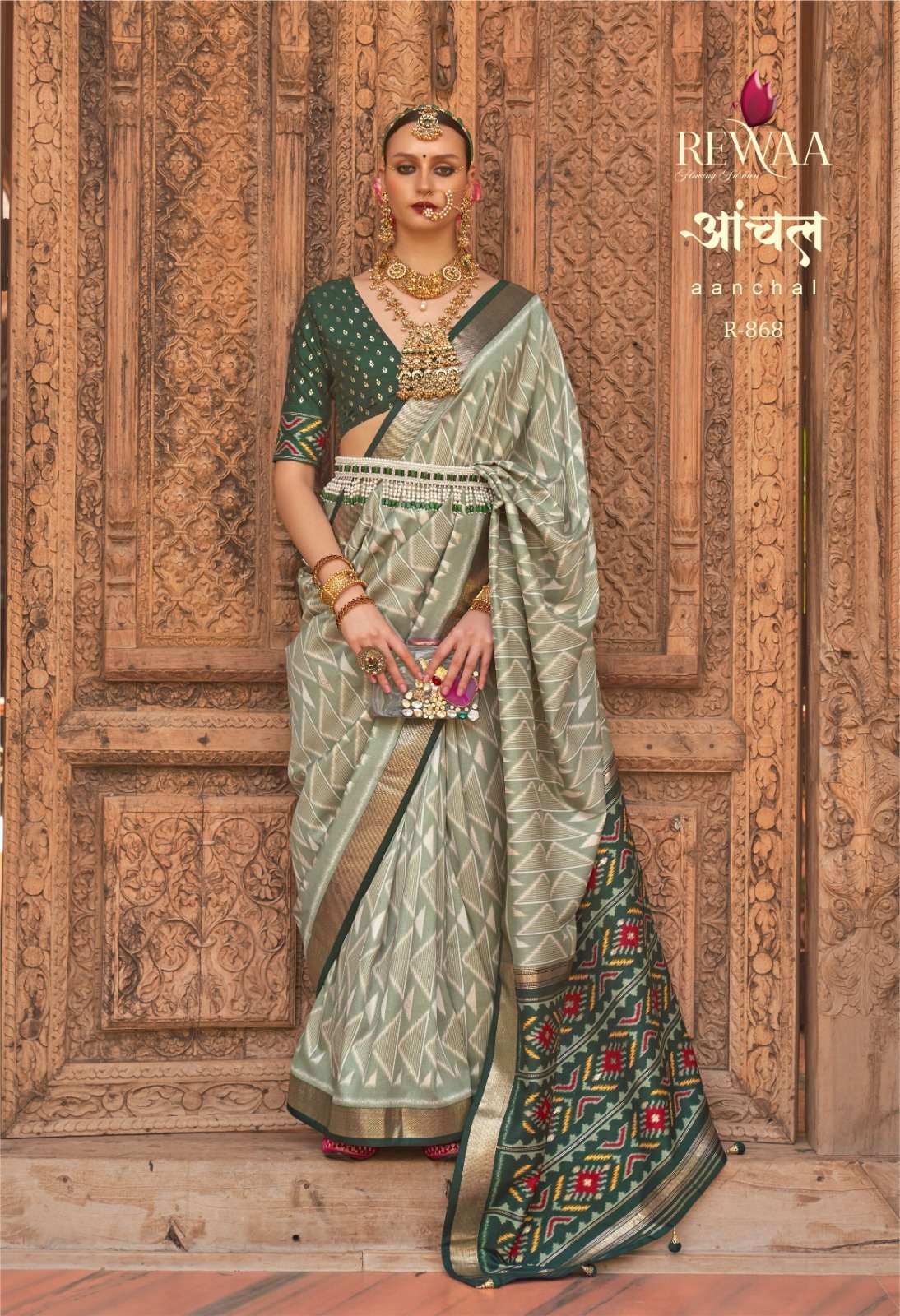 Rewaa Aanchal New Designer Silk Saree Wholesale catalog