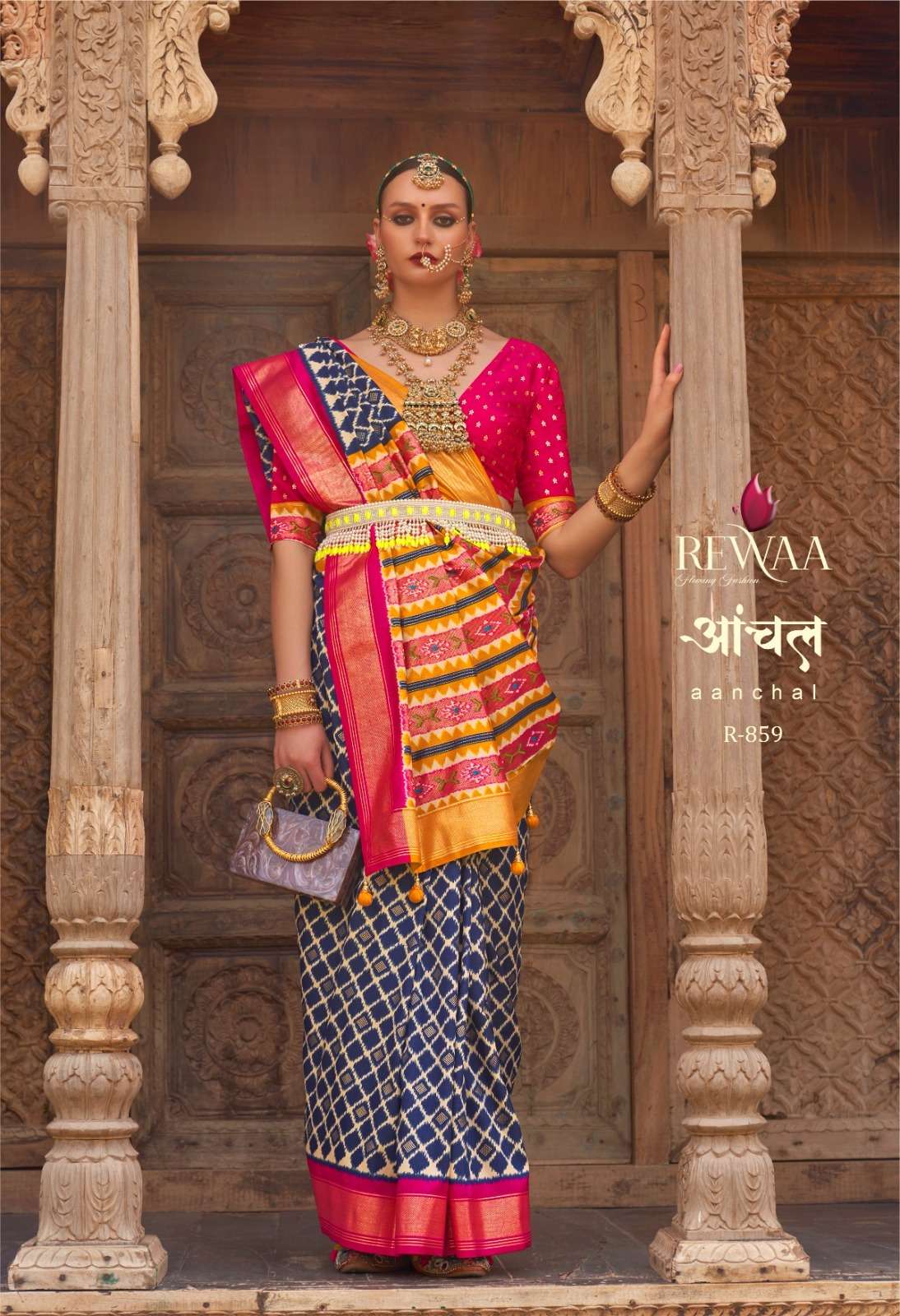 Rewaa Aanchal New Designer Silk Saree Wholesale catalog