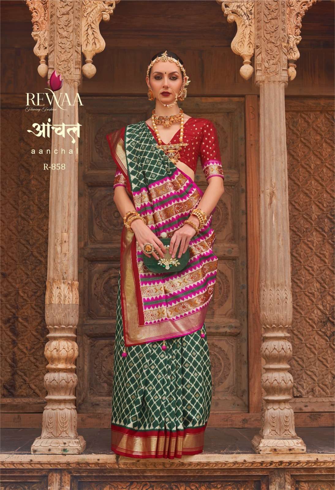 Rewaa Aanchal New Designer Silk Saree Wholesale catalog