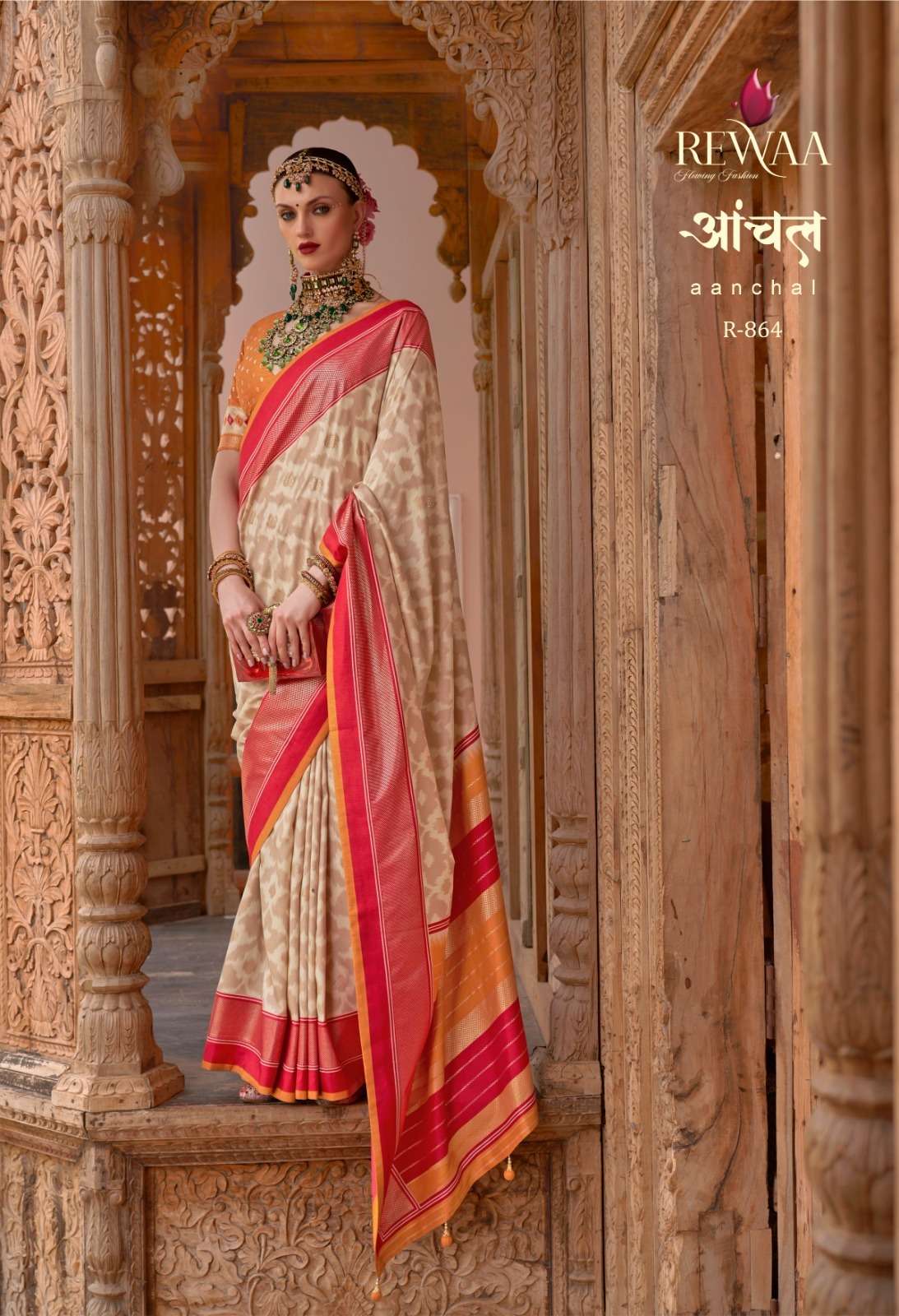 Rewaa Aanchal New Designer Silk Saree Wholesale catalog