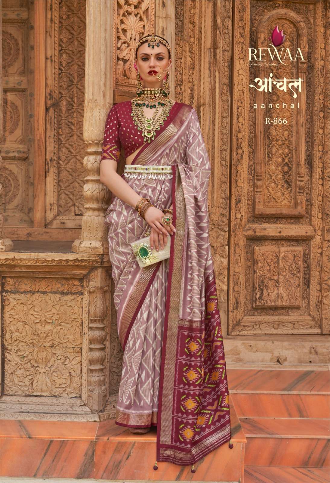 Rewaa Aanchal New Designer Silk Saree Wholesale catalog