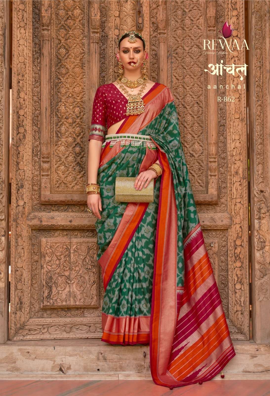 Rewaa Aanchal New Designer Silk Saree Wholesale catalog