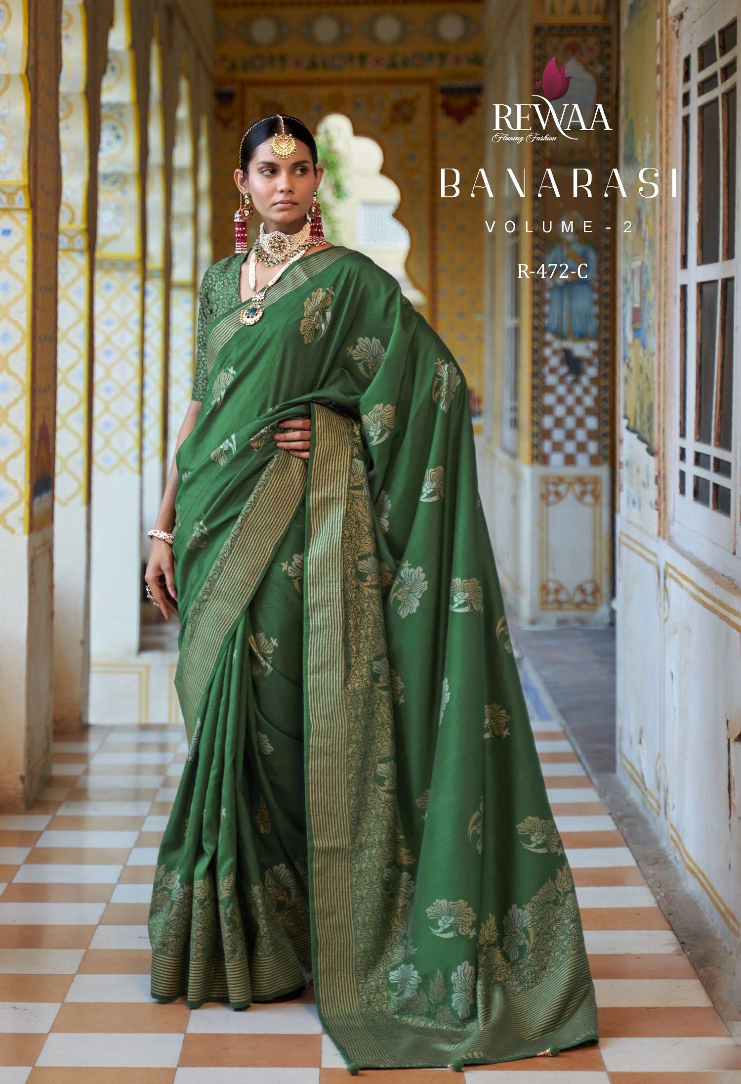 Rewaa Banarasi Vol 2 Festive Designer Silk Saree Wholesale catalog