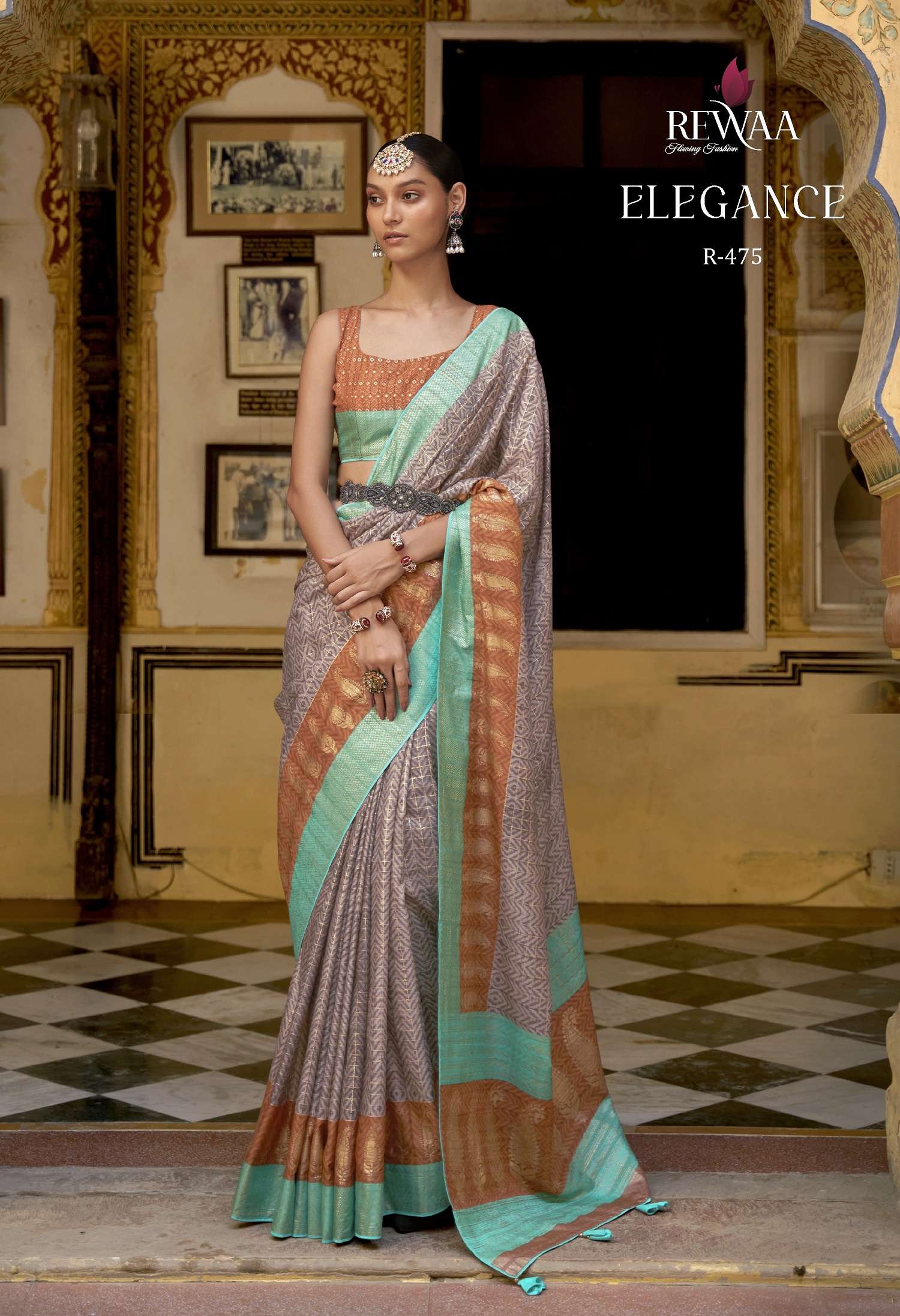 Rewaa Elegance Occasional Designer Silk Saree Wholesale catalog