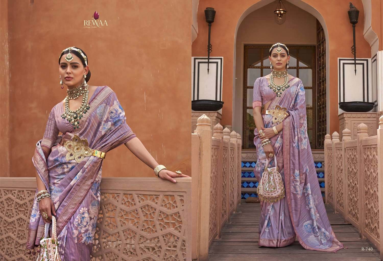 Rewaa Mithila Exclusive Designer Silk Saree Wholesale catalog