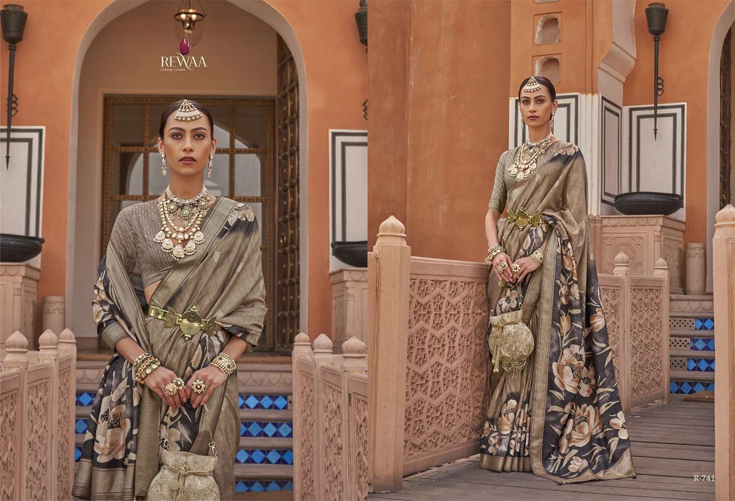 Rewaa Mithila Exclusive Designer Silk Saree Wholesale catalog