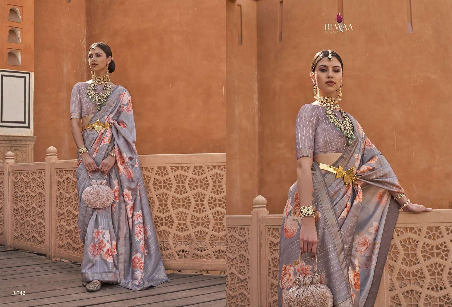 Rewaa Mithila Exclusive Designer Silk Saree Wholesale catalog