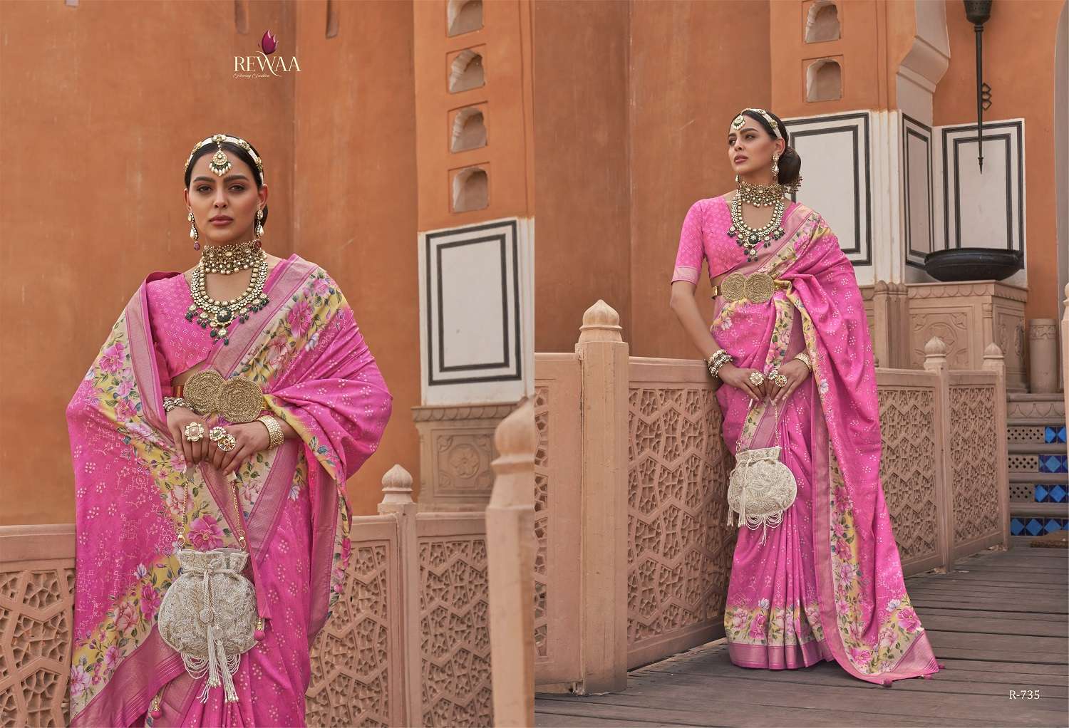 Rewaa Mithila Exclusive Designer Silk Saree Wholesale catalog