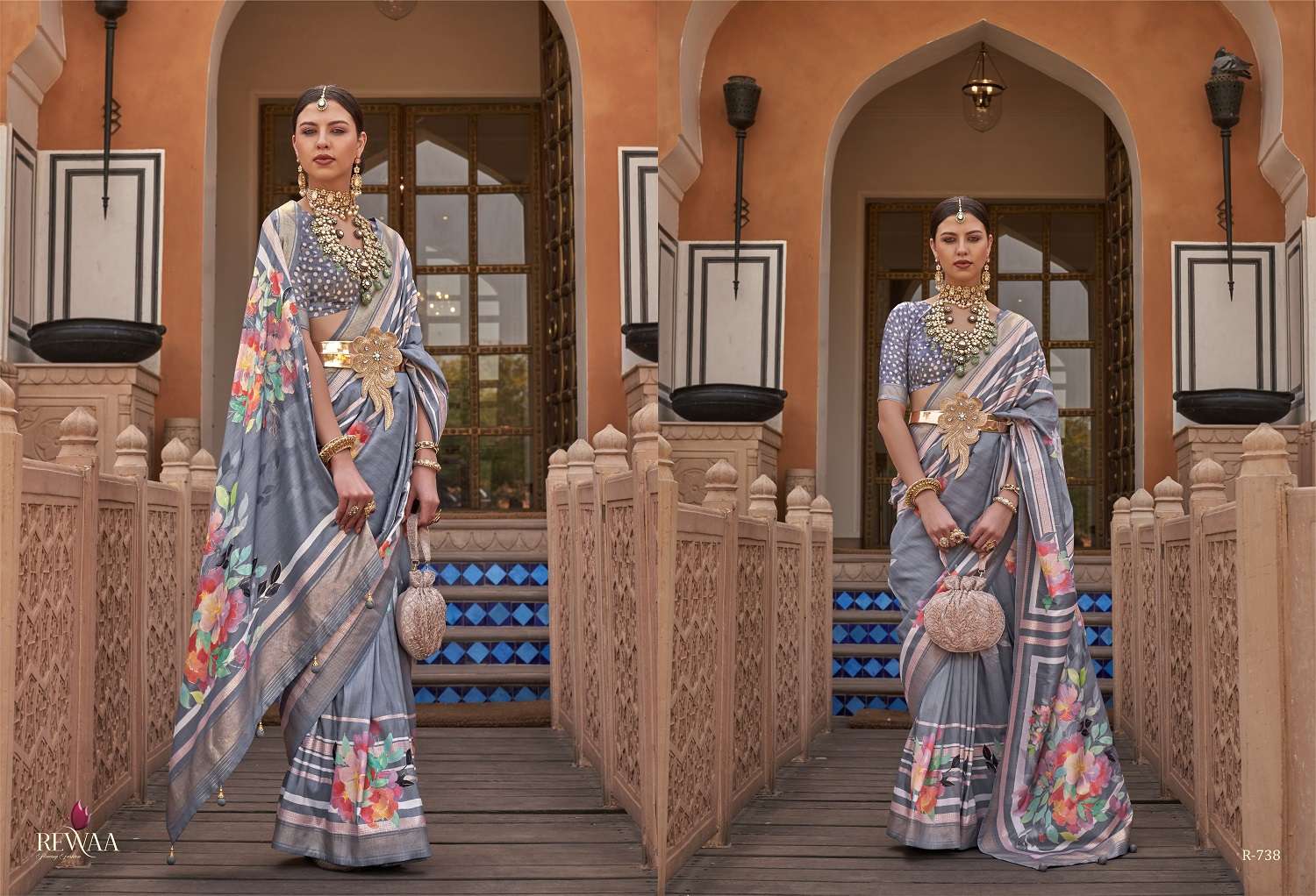 Rewaa Mithila Exclusive Designer Silk Saree Wholesale catalog