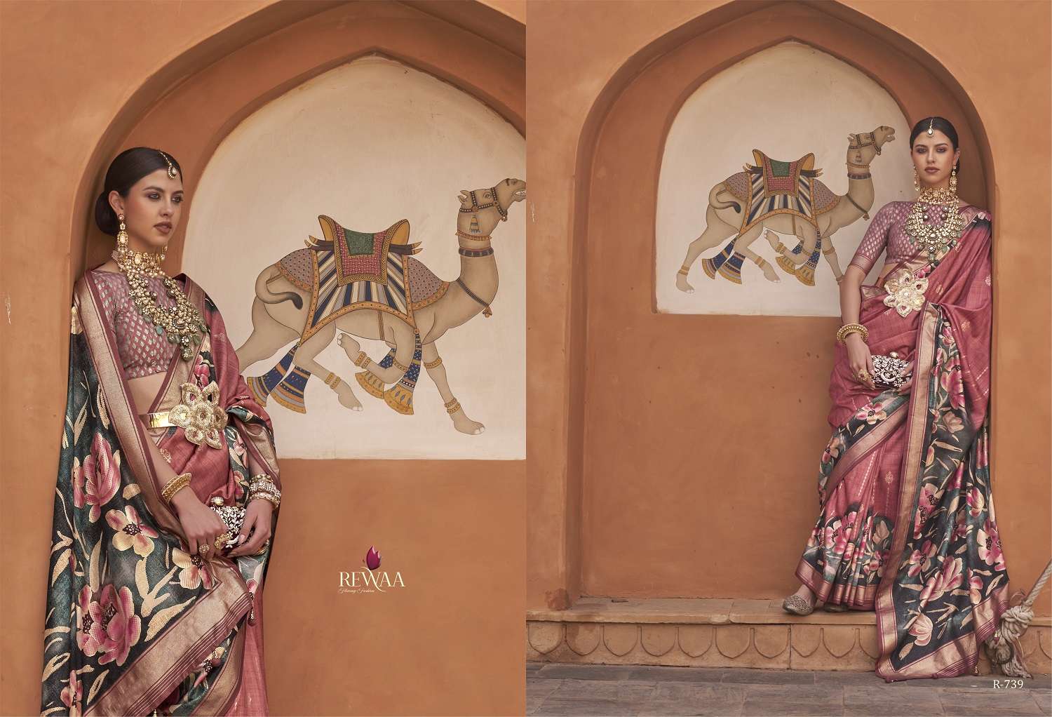 Rewaa Mithila Exclusive Designer Silk Saree Wholesale catalog