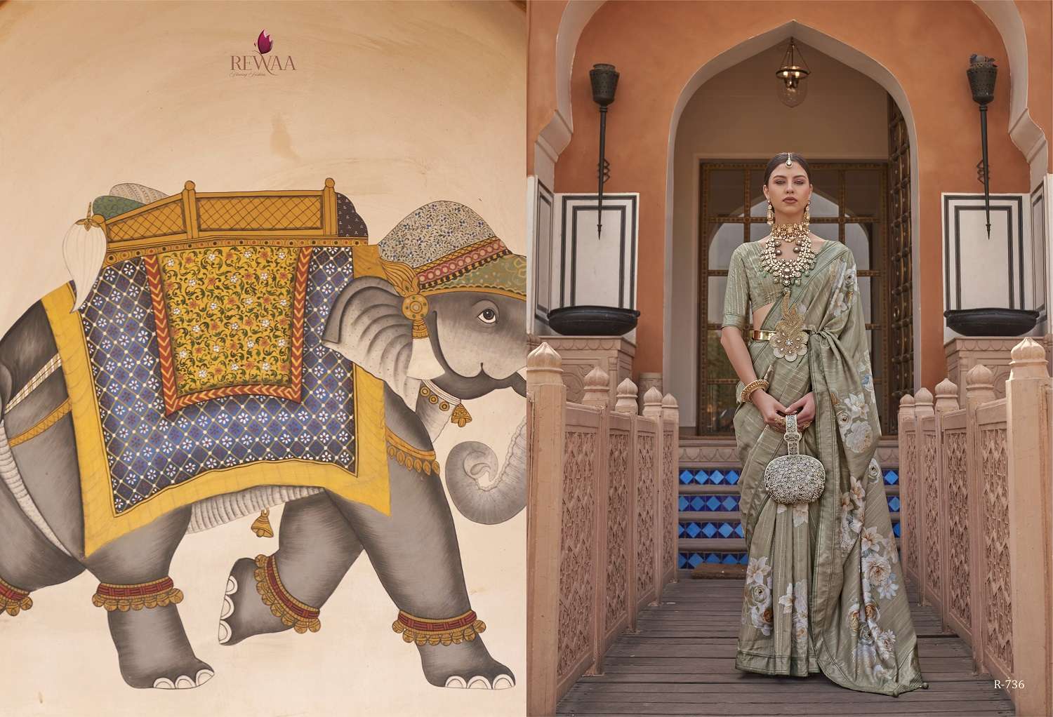 Rewaa Mithila Exclusive Designer Silk Saree Wholesale catalog