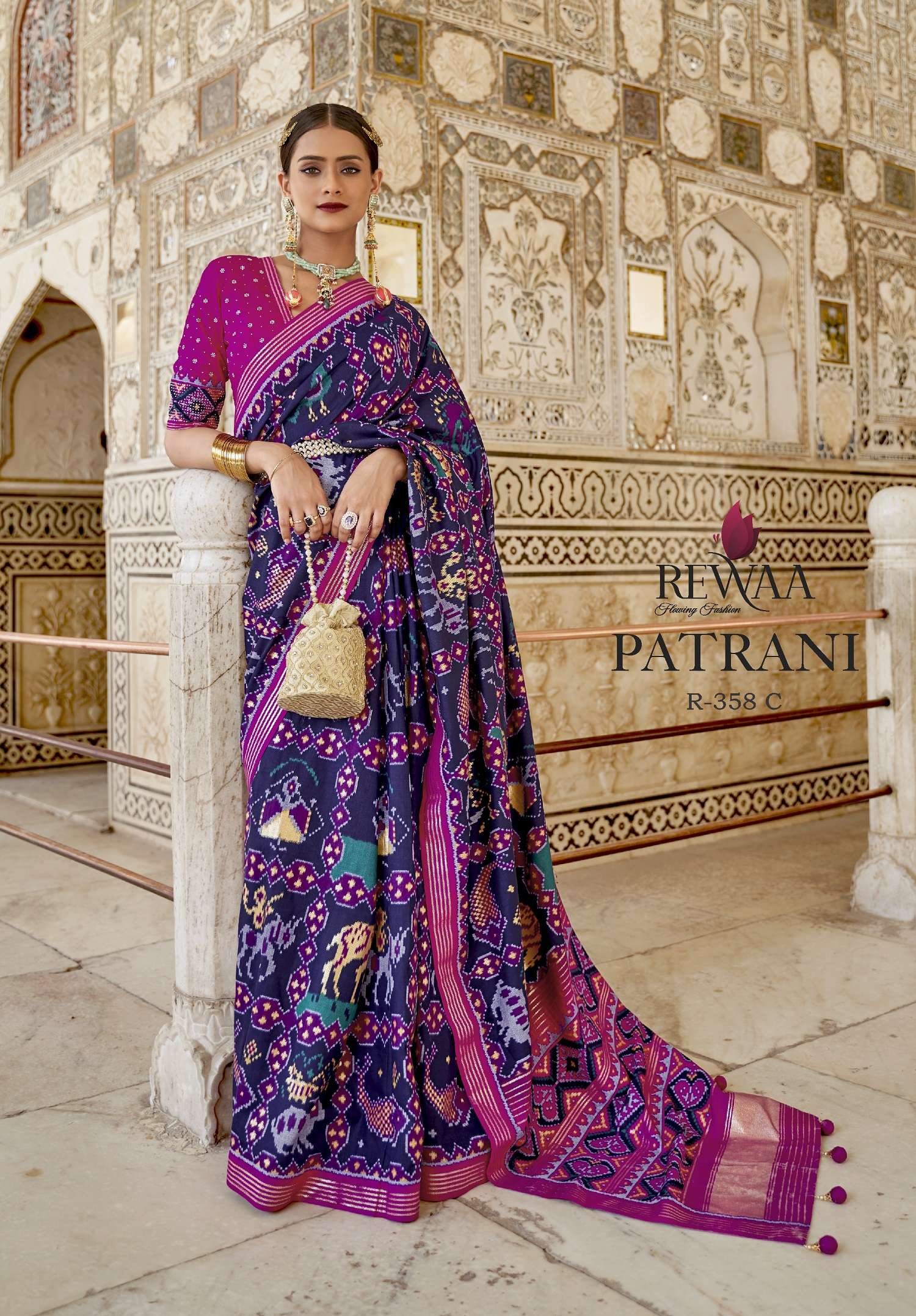 Rewaa Patrani Vol 1 Festive Designer Silk Saree Wholesale catalog