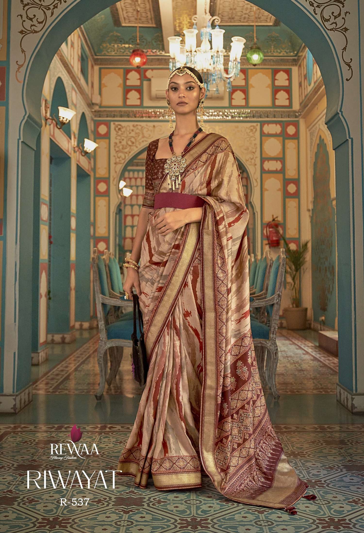Rewaa Riwayat Festive Designer Banarasi Silk Saree Wholesale catalog