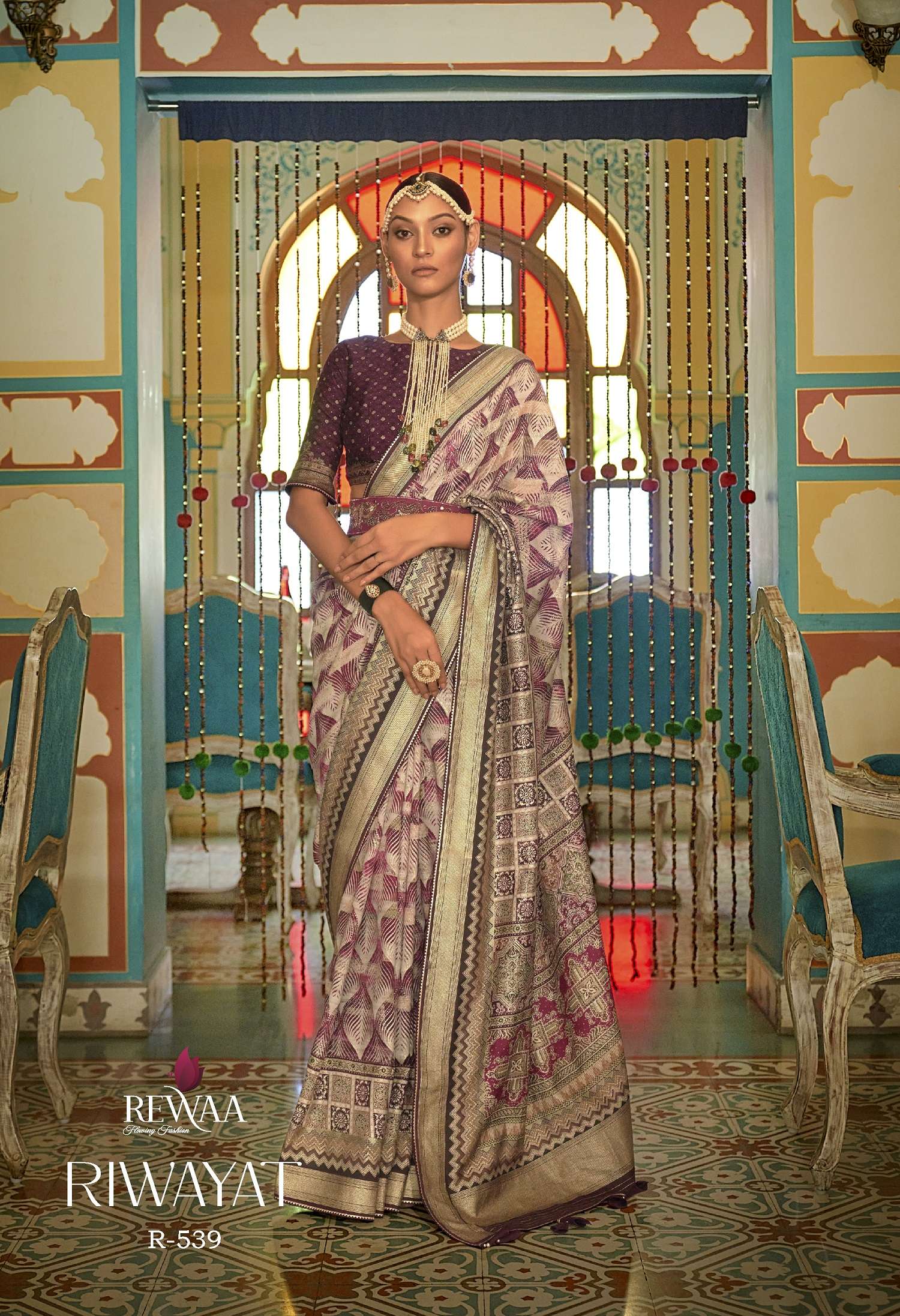 Rewaa Riwayat Festive Designer Banarasi Silk Saree Wholesale catalog