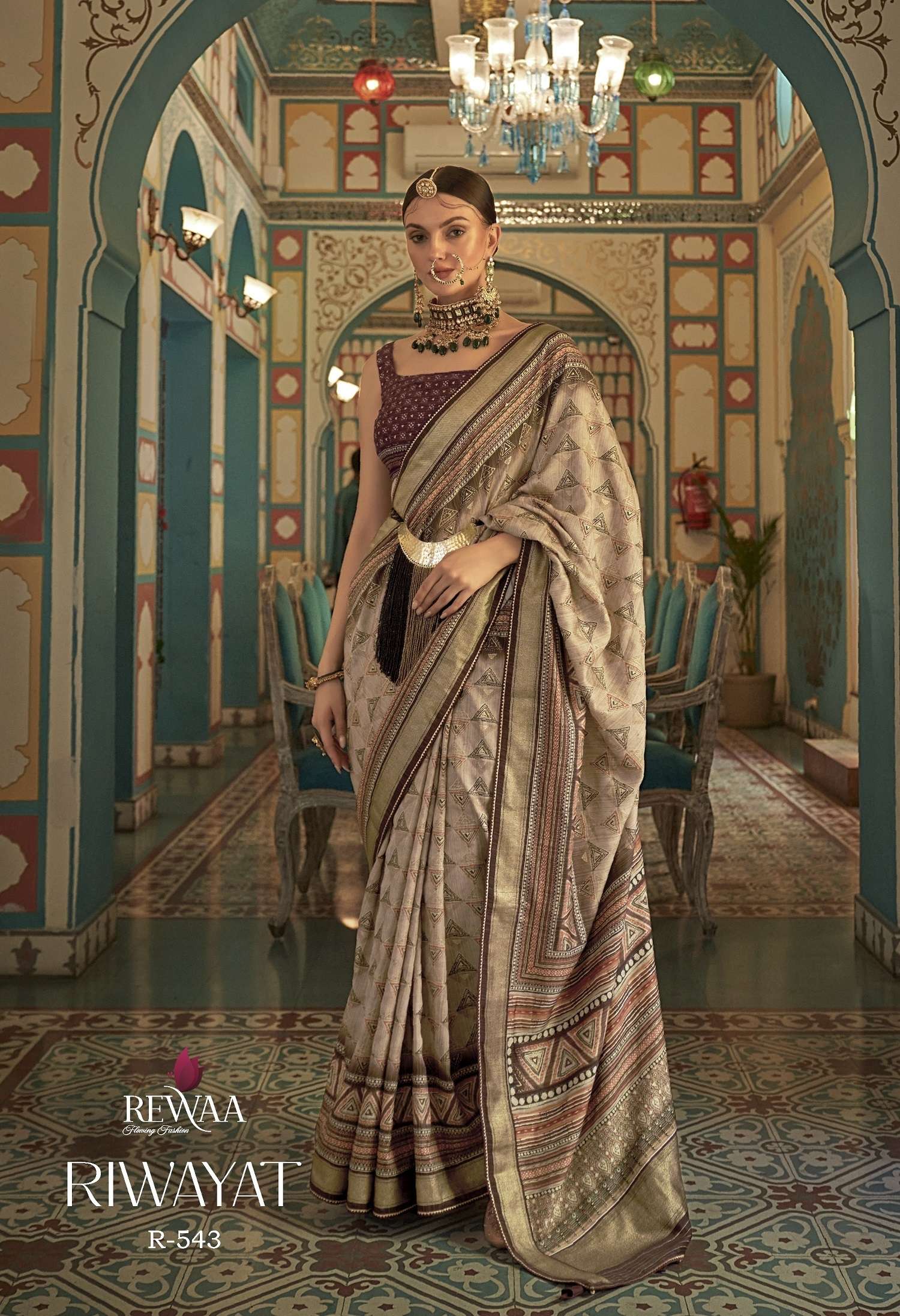 Rewaa Riwayat Festive Designer Banarasi Silk Saree Wholesale catalog