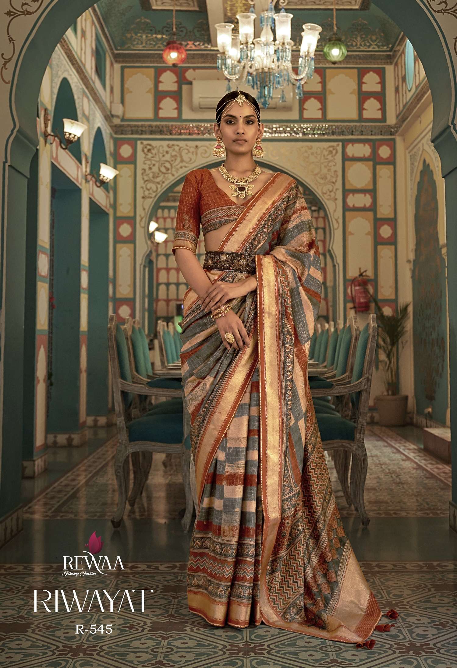 Rewaa Riwayat Festive Designer Banarasi Silk Saree Wholesale catalog