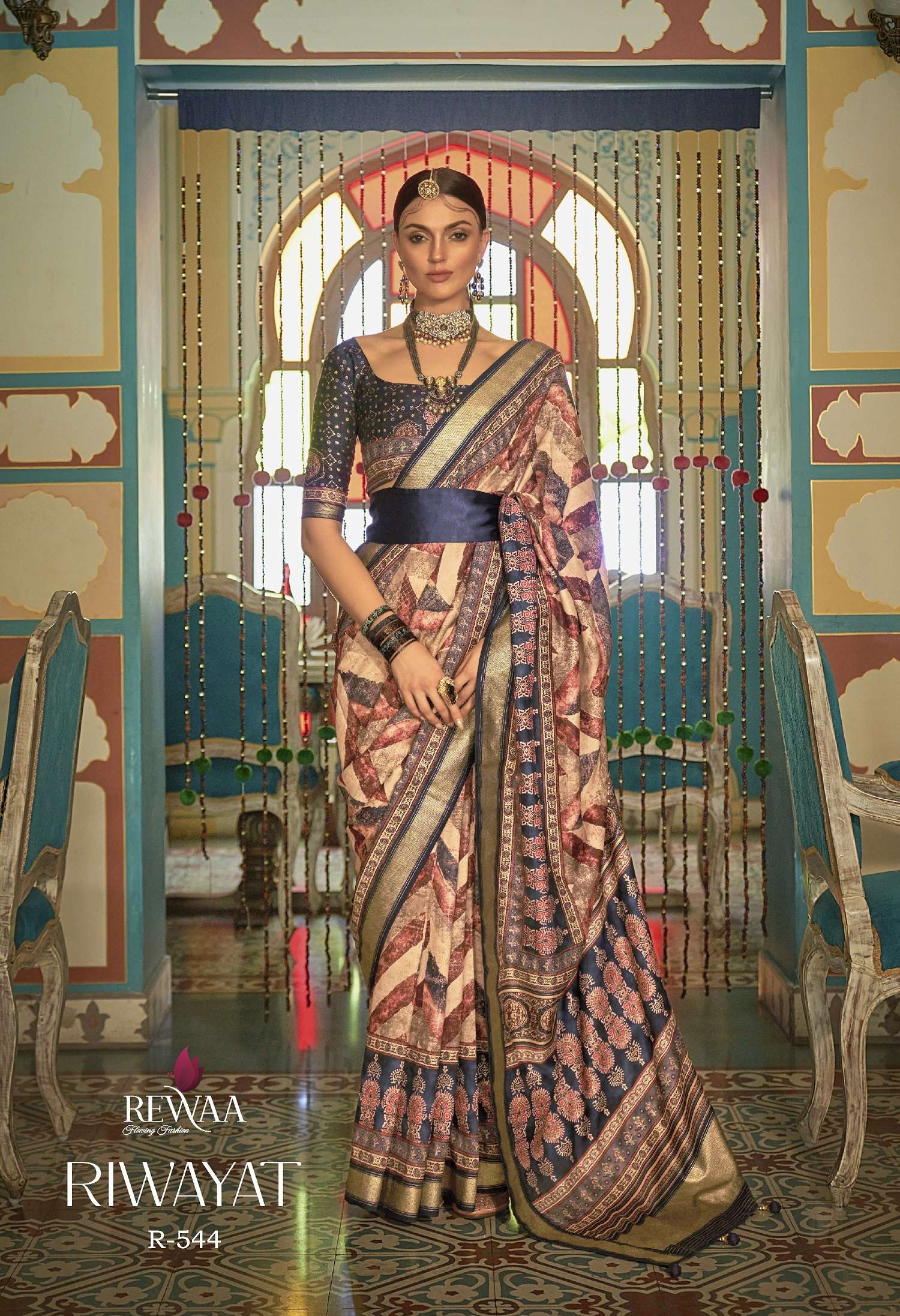 Rewaa Riwayat Festive Designer Banarasi Silk Saree Wholesale catalog