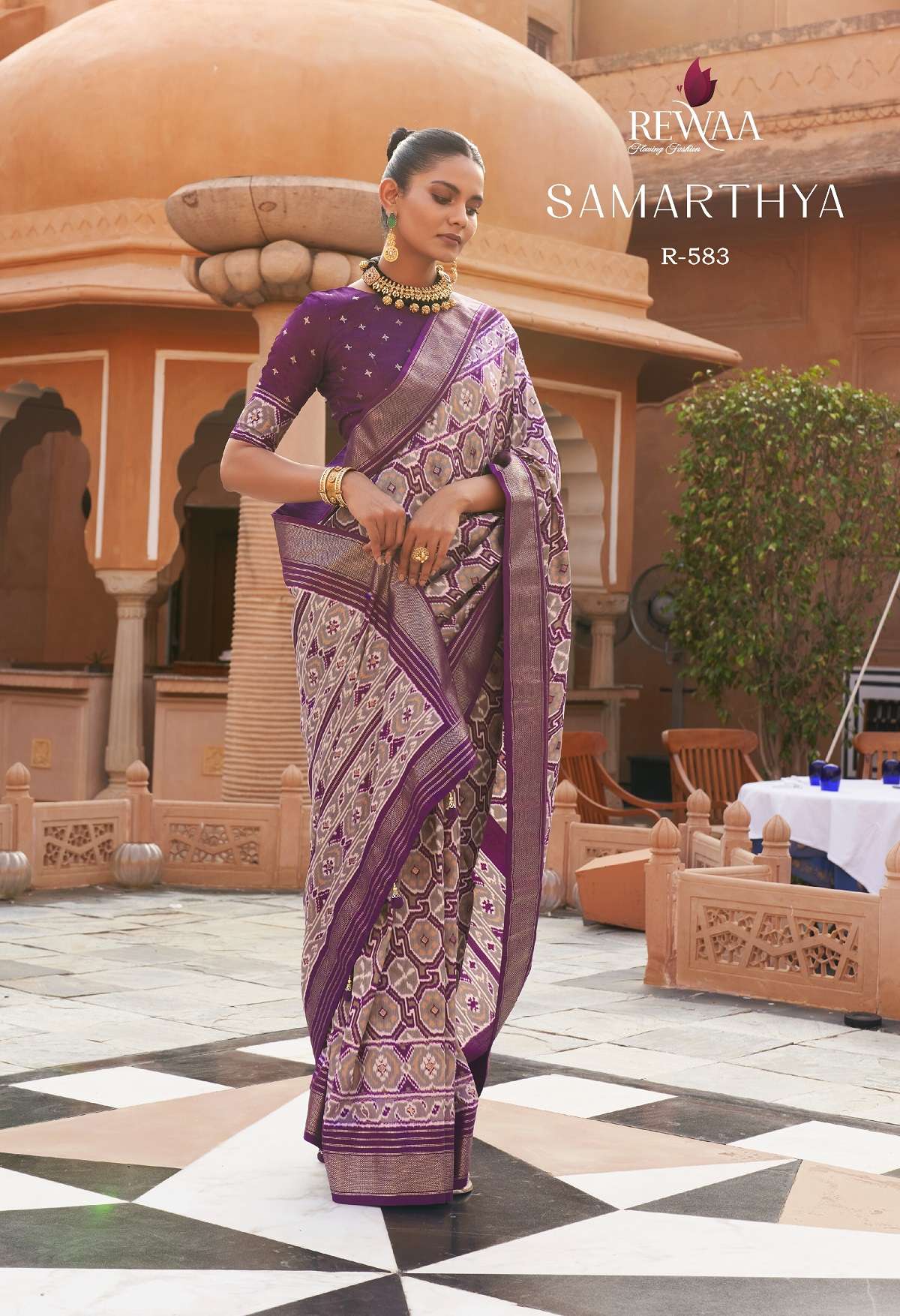 Rewaa Samarthya Pochampally Designer Silk Saree Wholesale catalog