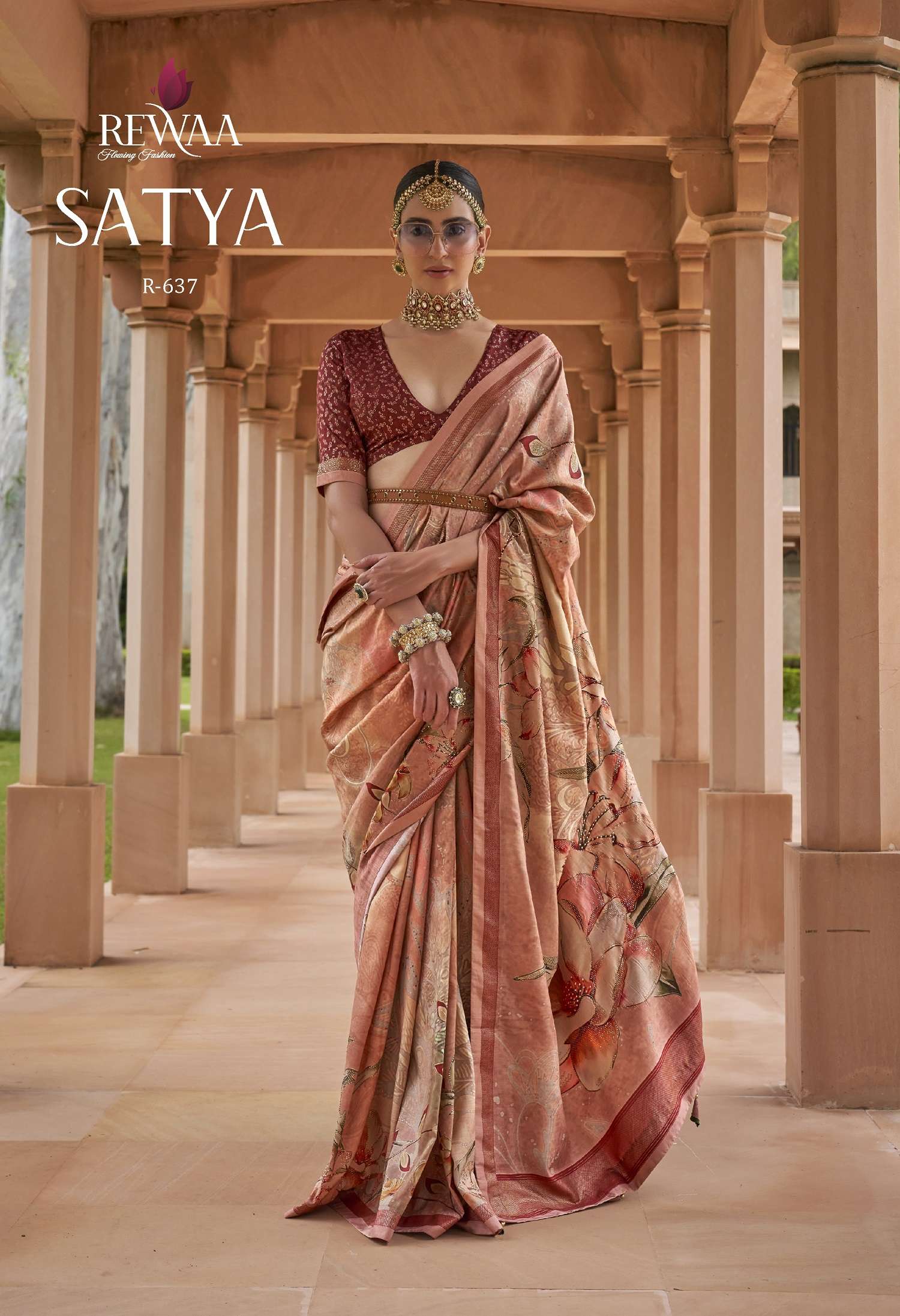 Rewaa Satya Banarasi Silk Designer Saree Wholesale catalog
