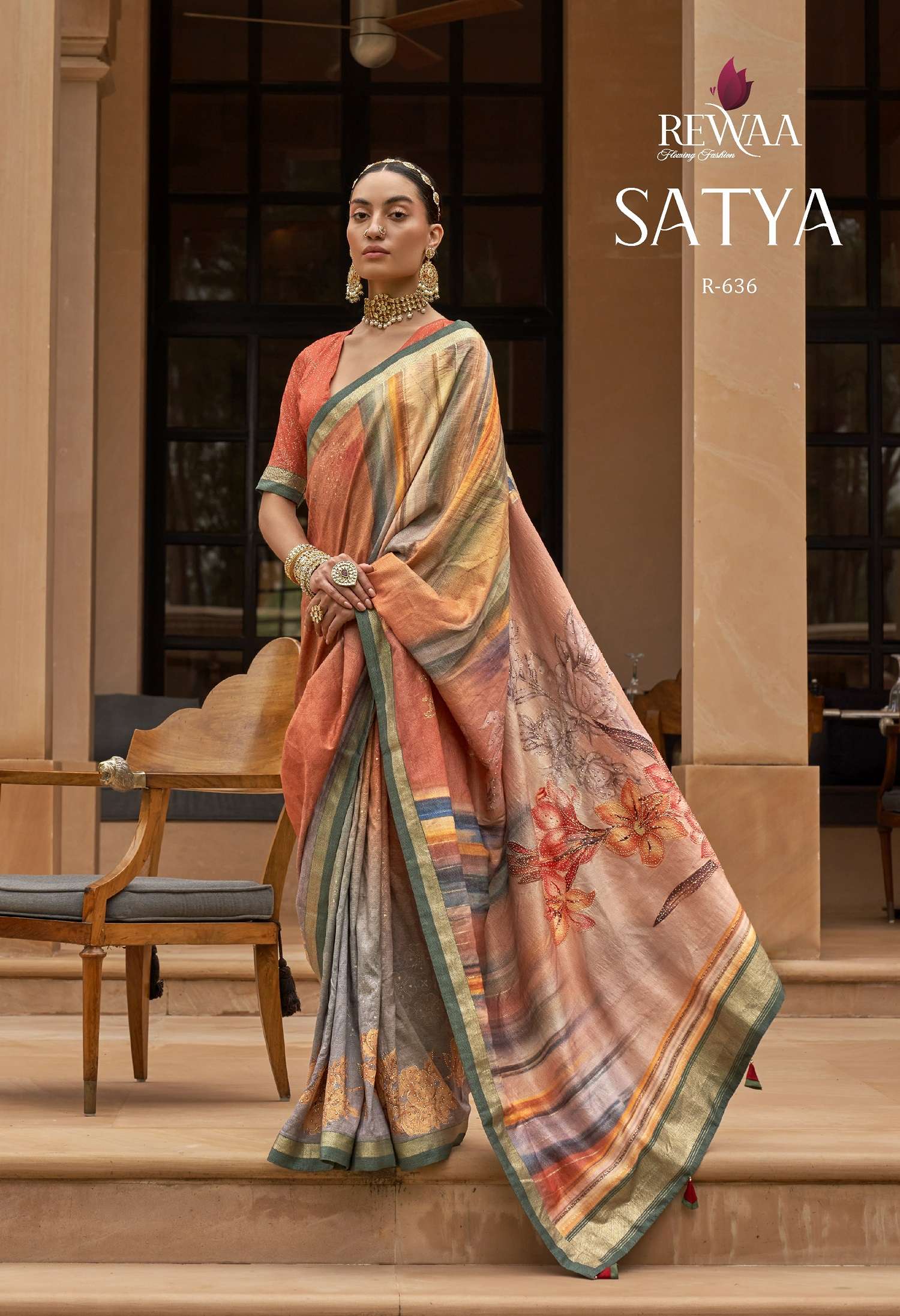 Rewaa Satya Banarasi Silk Designer Saree Wholesale catalog