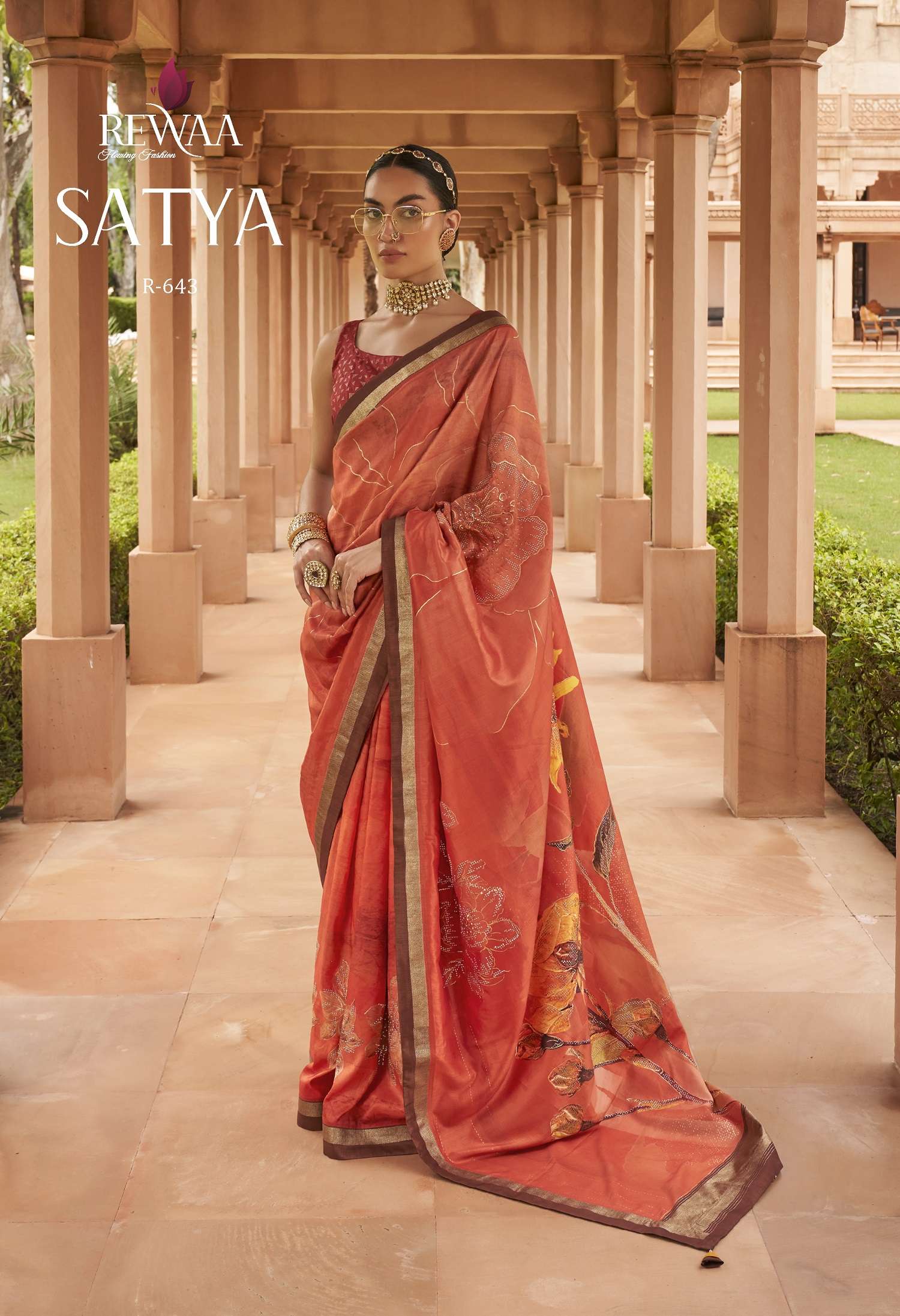 Rewaa Satya Banarasi Silk Designer Saree Wholesale catalog