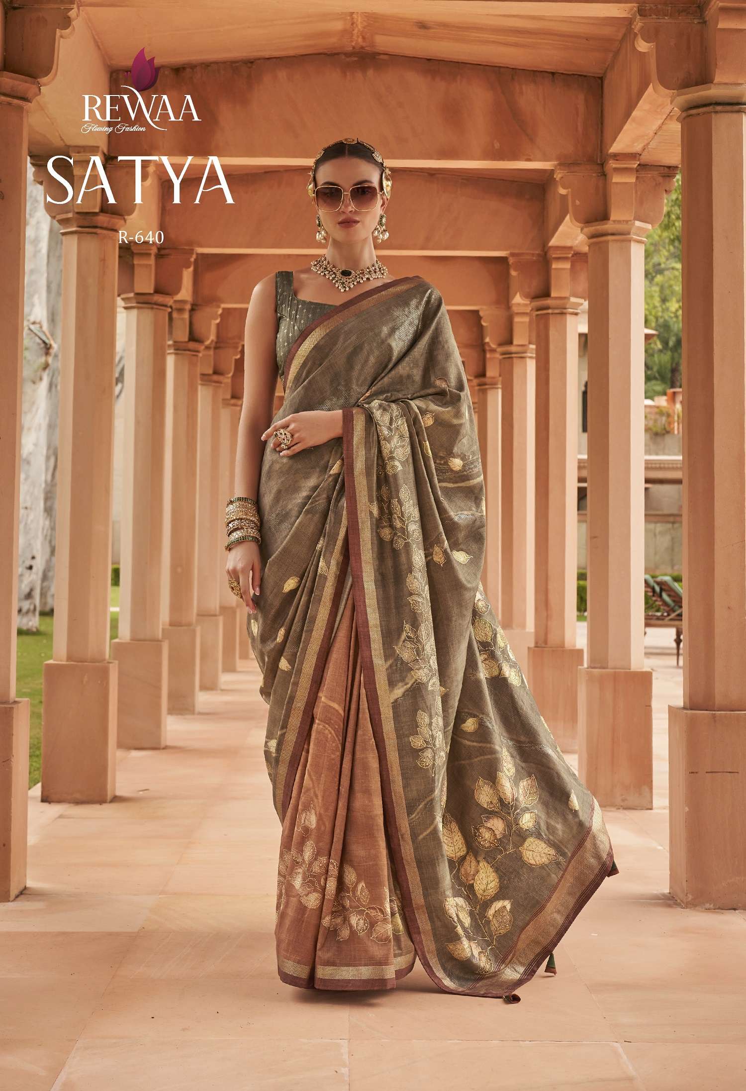 Rewaa Satya Banarasi Silk Designer Saree Wholesale catalog
