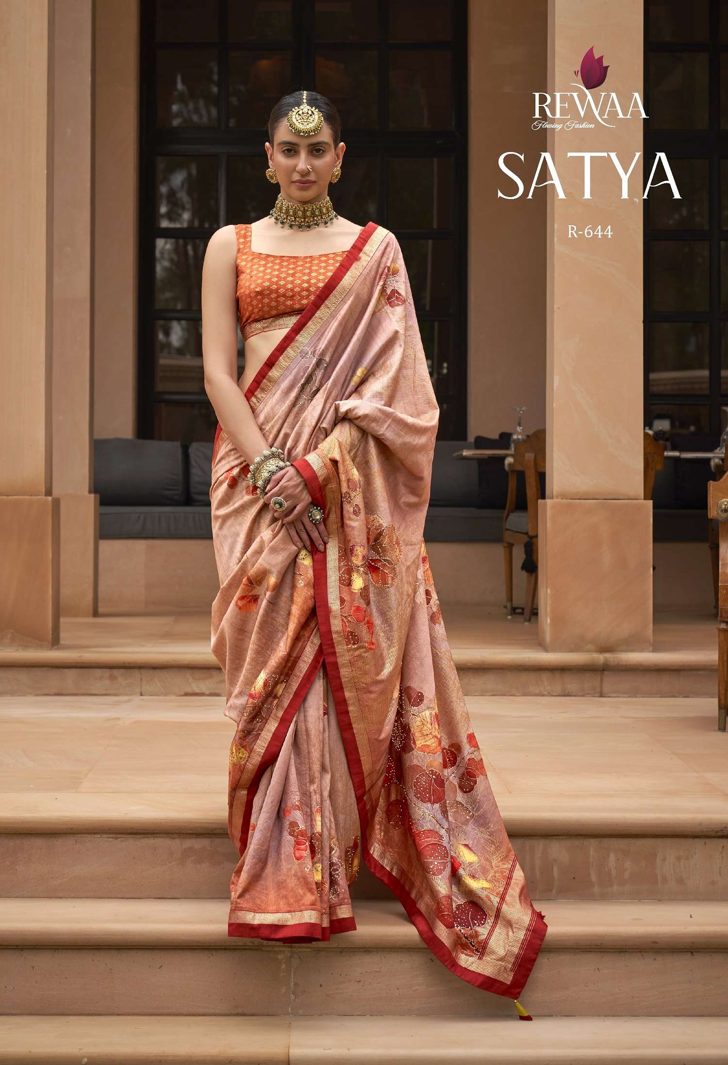 Rewaa Satya Banarasi Silk Designer Saree Wholesale catalog
