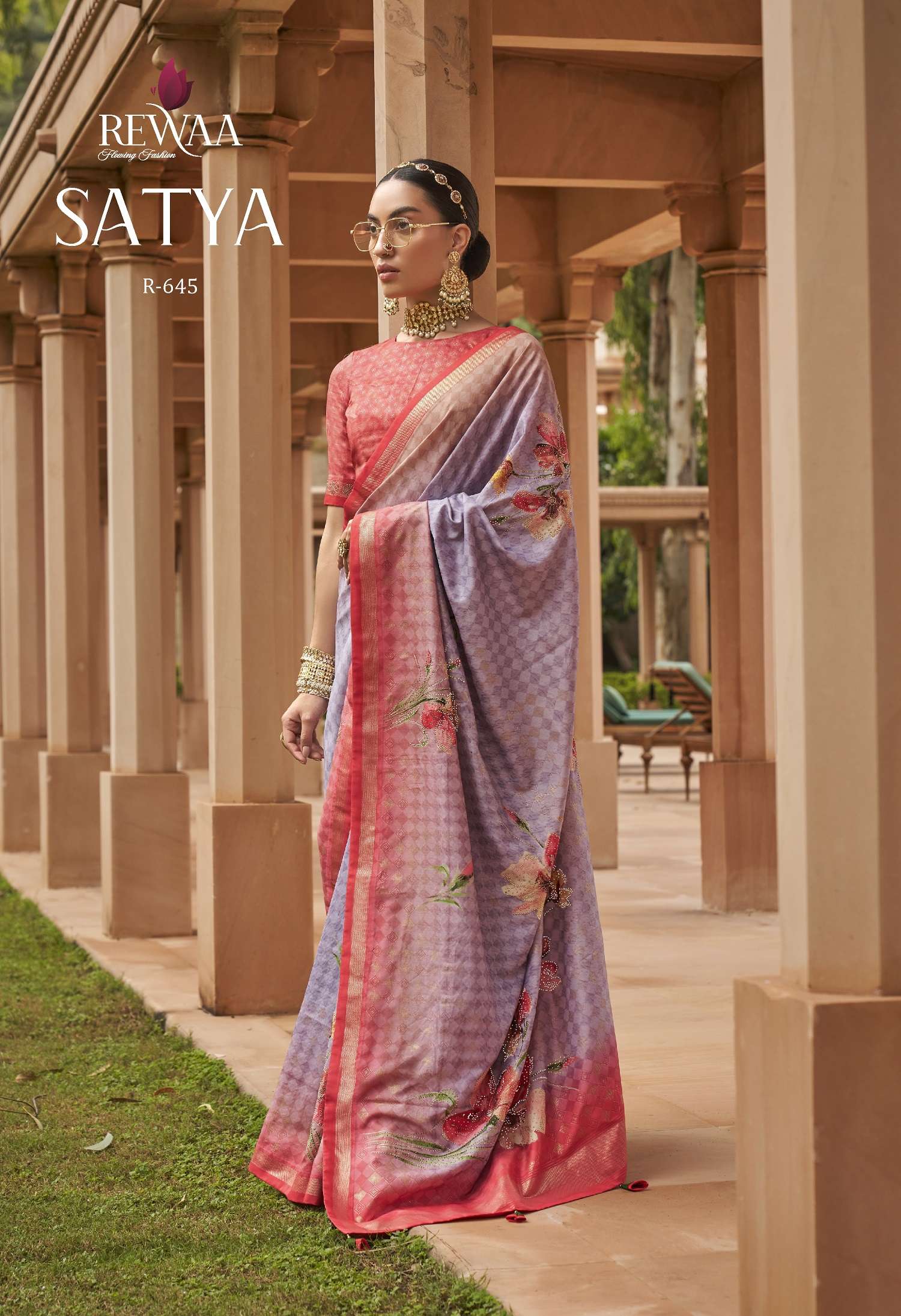 Rewaa Satya Banarasi Silk Designer Saree Wholesale catalog