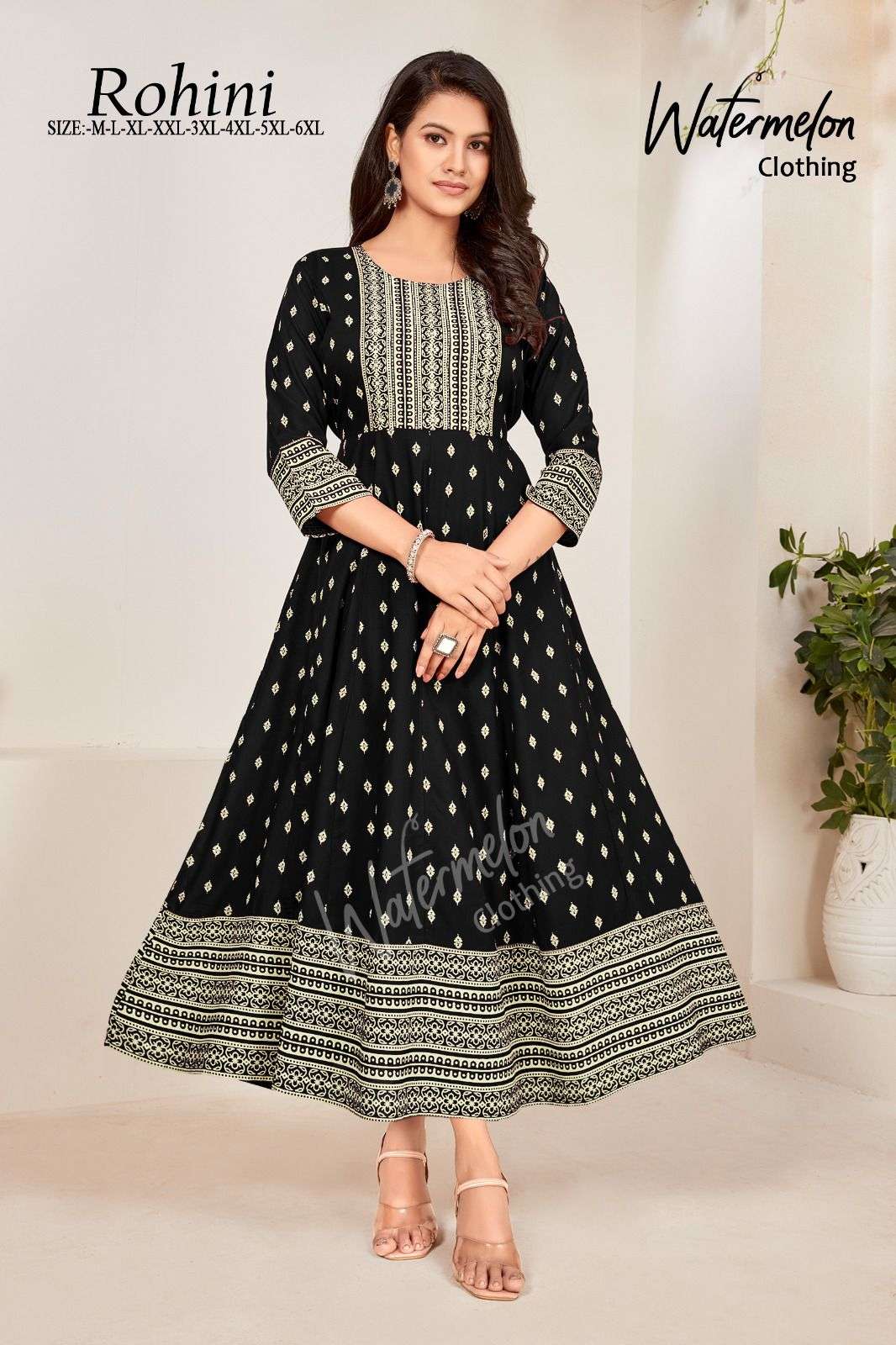 ROHINI HEAVY RAYON GOLD KHADI PRINT NECK HANDWORK KURTI Wholesale catalog