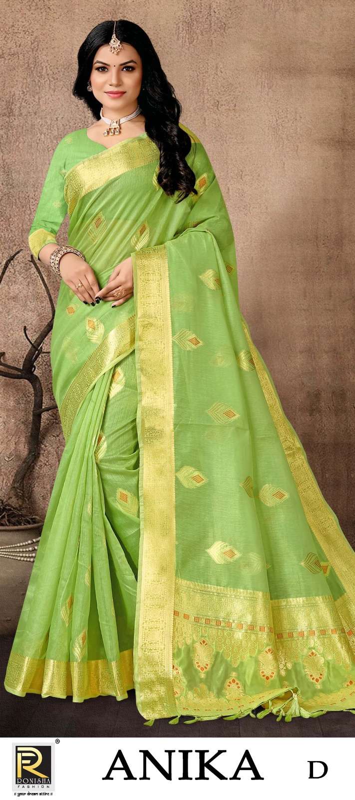 Ronisha Anika Designer Banarasi Silk Saree Collection Wholesale catalog