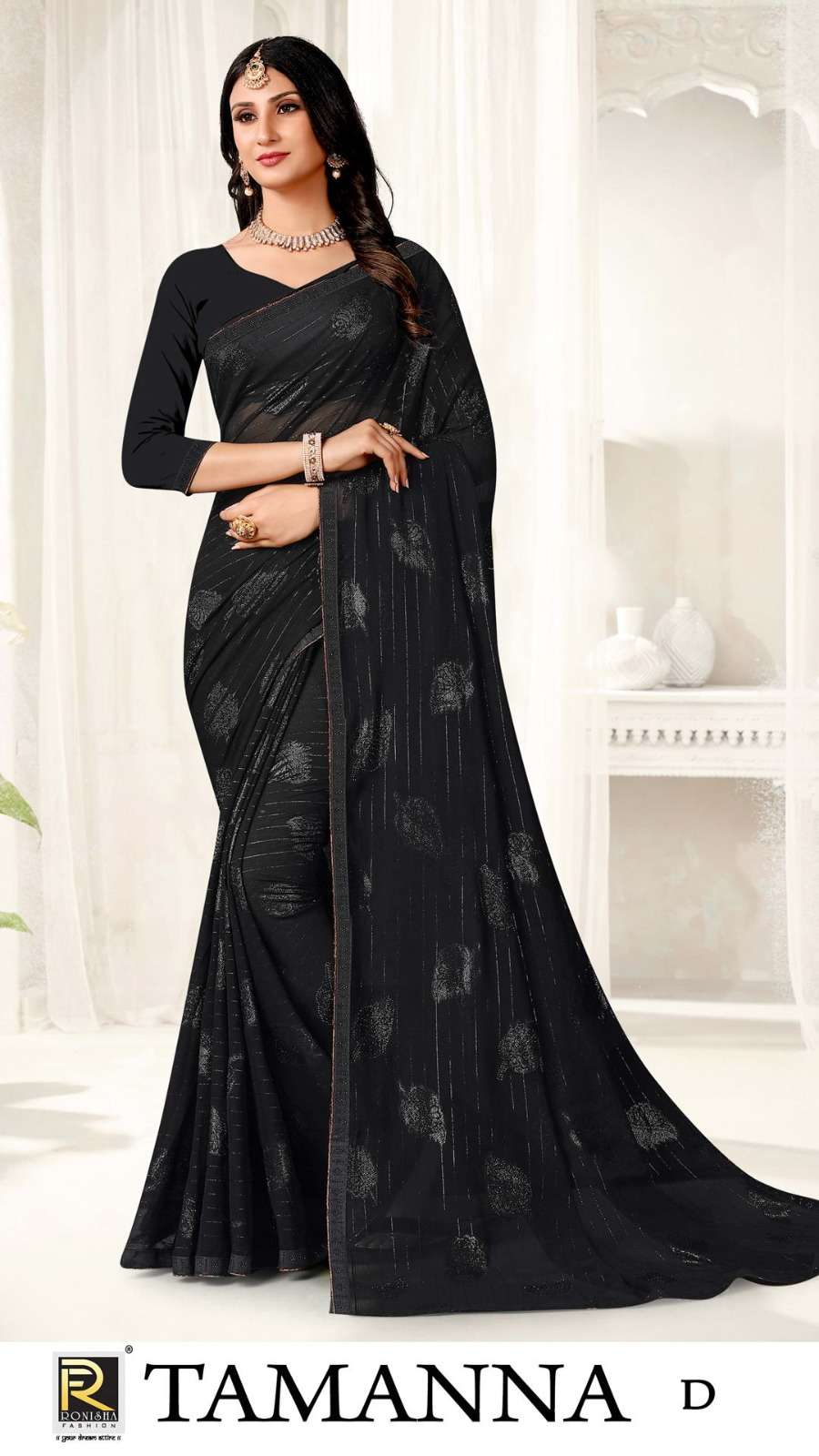 Ronisha Tamanna Fancy Exclusive Designer Saree Wholesale catalog