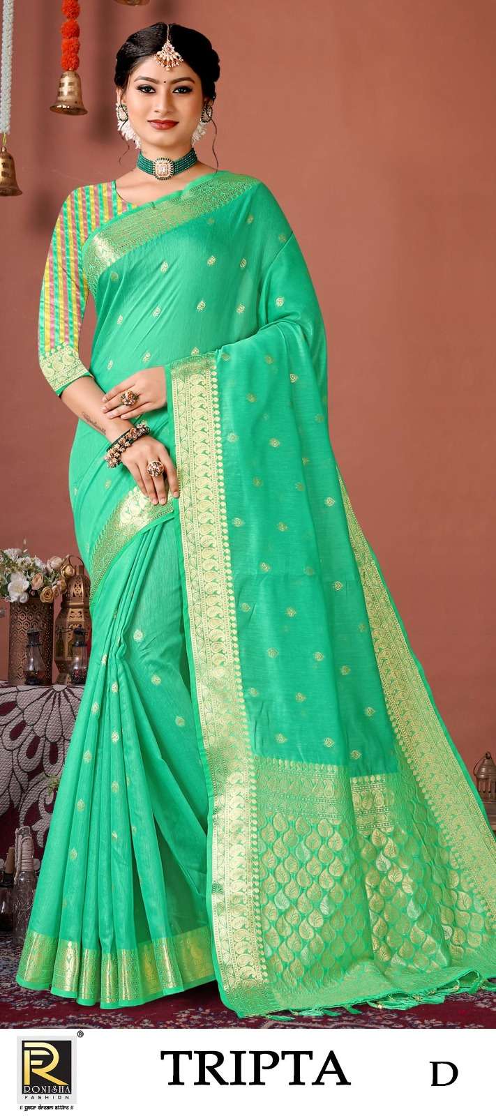 Ronisha Tripta Slik saree Wholesale catalog