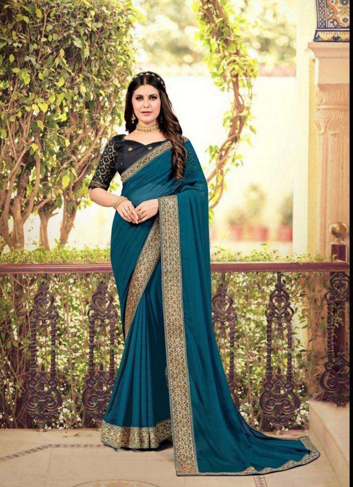 Saroj Aanandi Occasional Designer Silk Saree Wholesale catalog