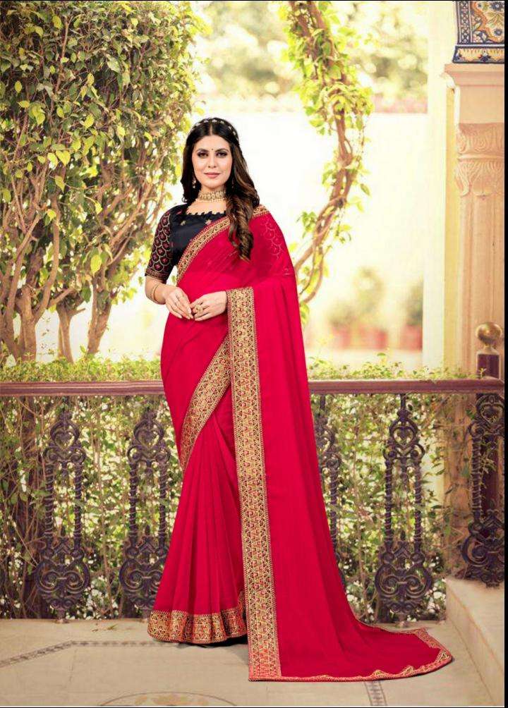 Saroj Aanandi Occasional Designer Silk Saree Wholesale catalog