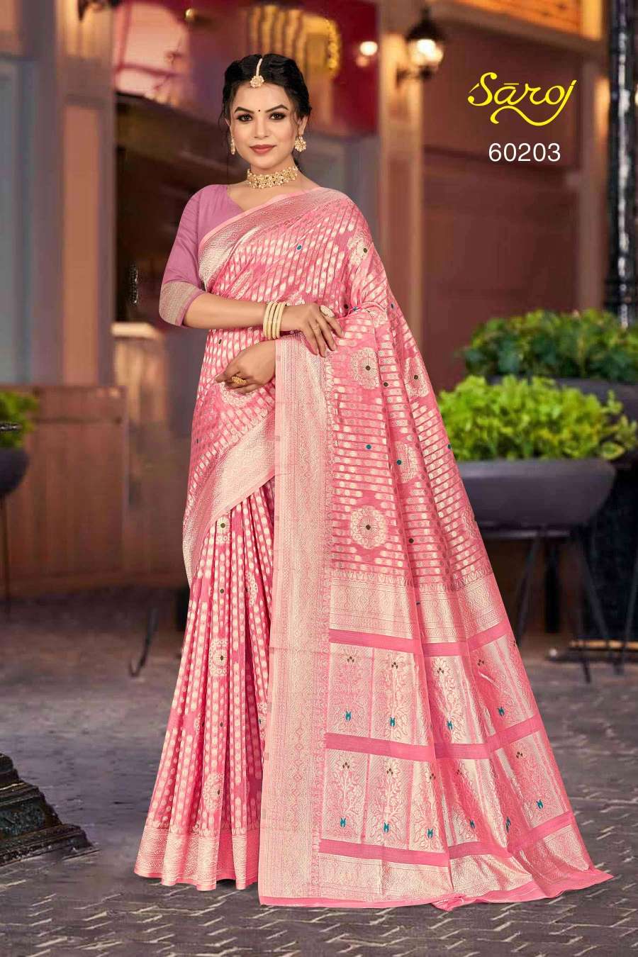 Saroj Kanakdhara Vol 1 Festive Cotton Saree Wholesale catalog