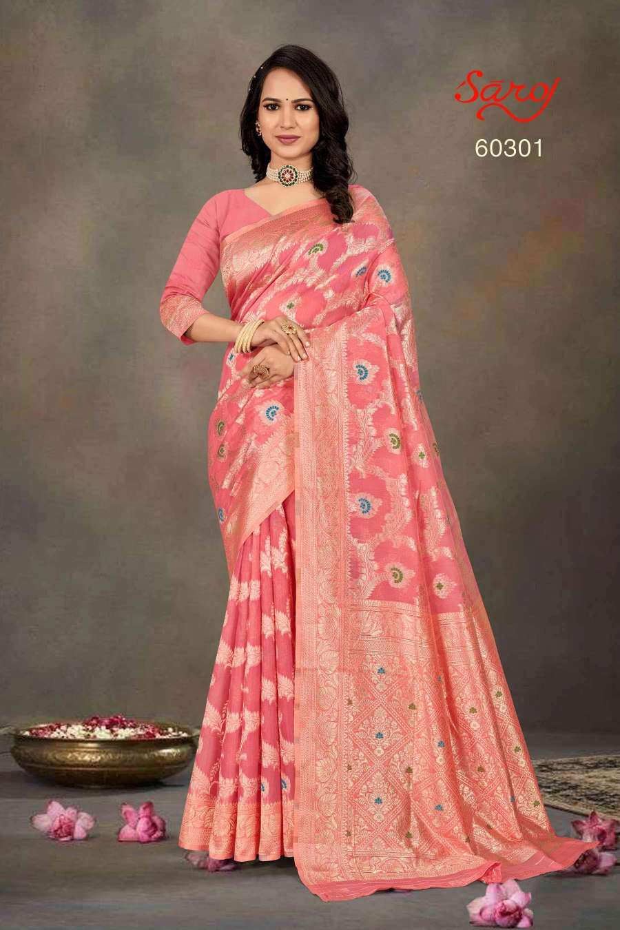 Saroj Kanakdhara Vol 2 Festive Cotton Saree Wholesale catalog
