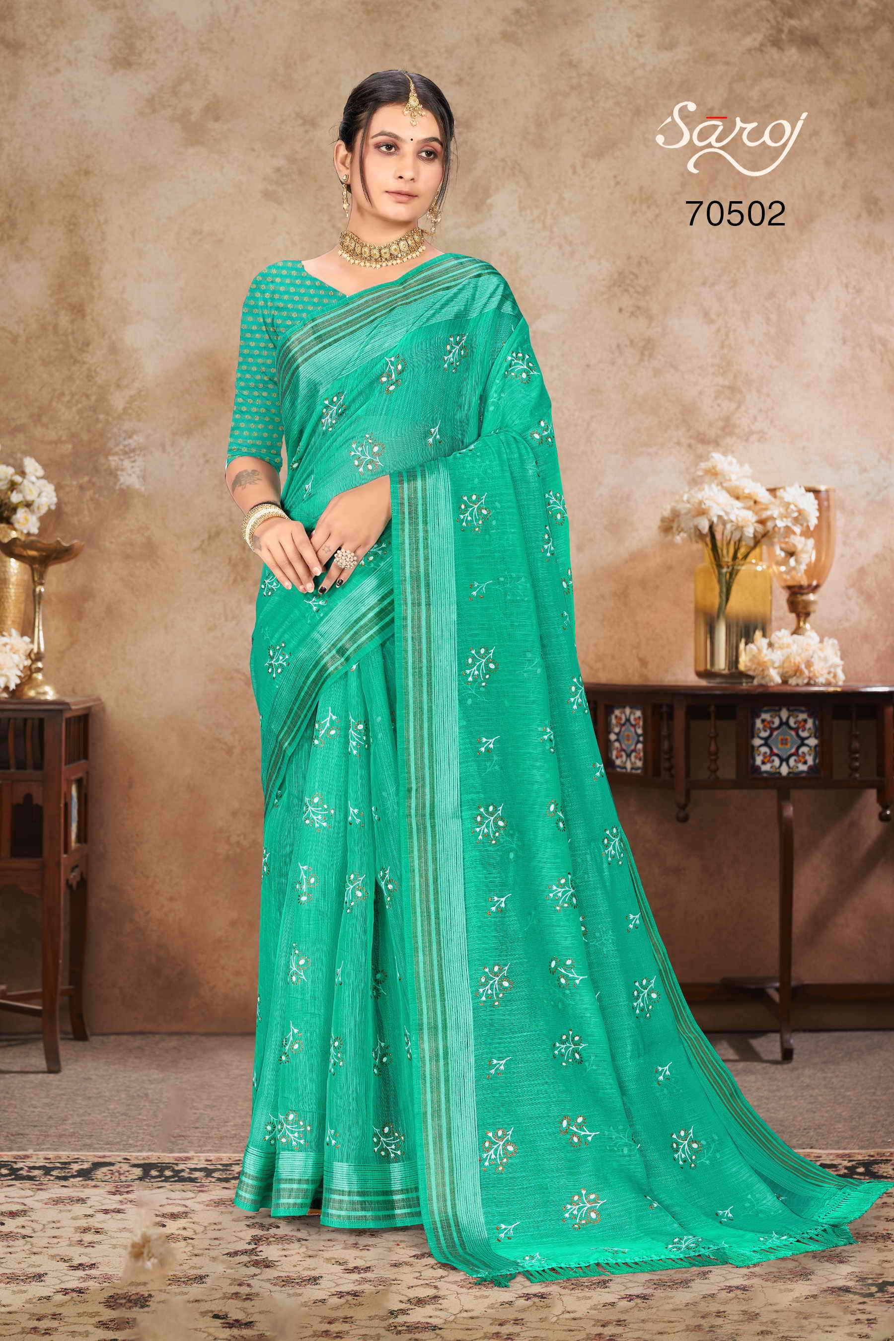 Saroj Kosa Cotton Vol-1 Designer Cotton Saree Wholesale catalog