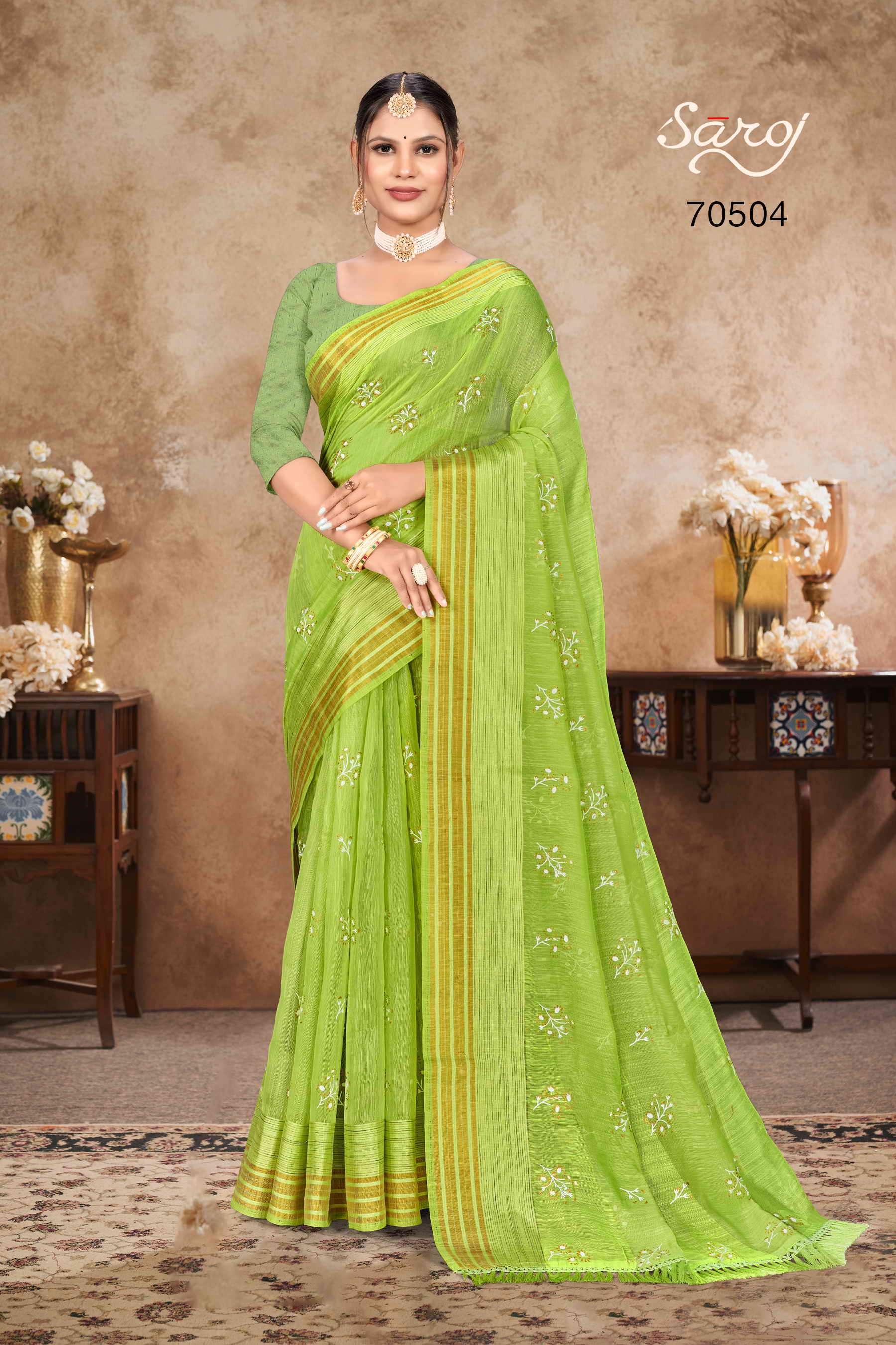 Saroj Kosa Cotton Vol-1 Designer Cotton Saree Wholesale catalog