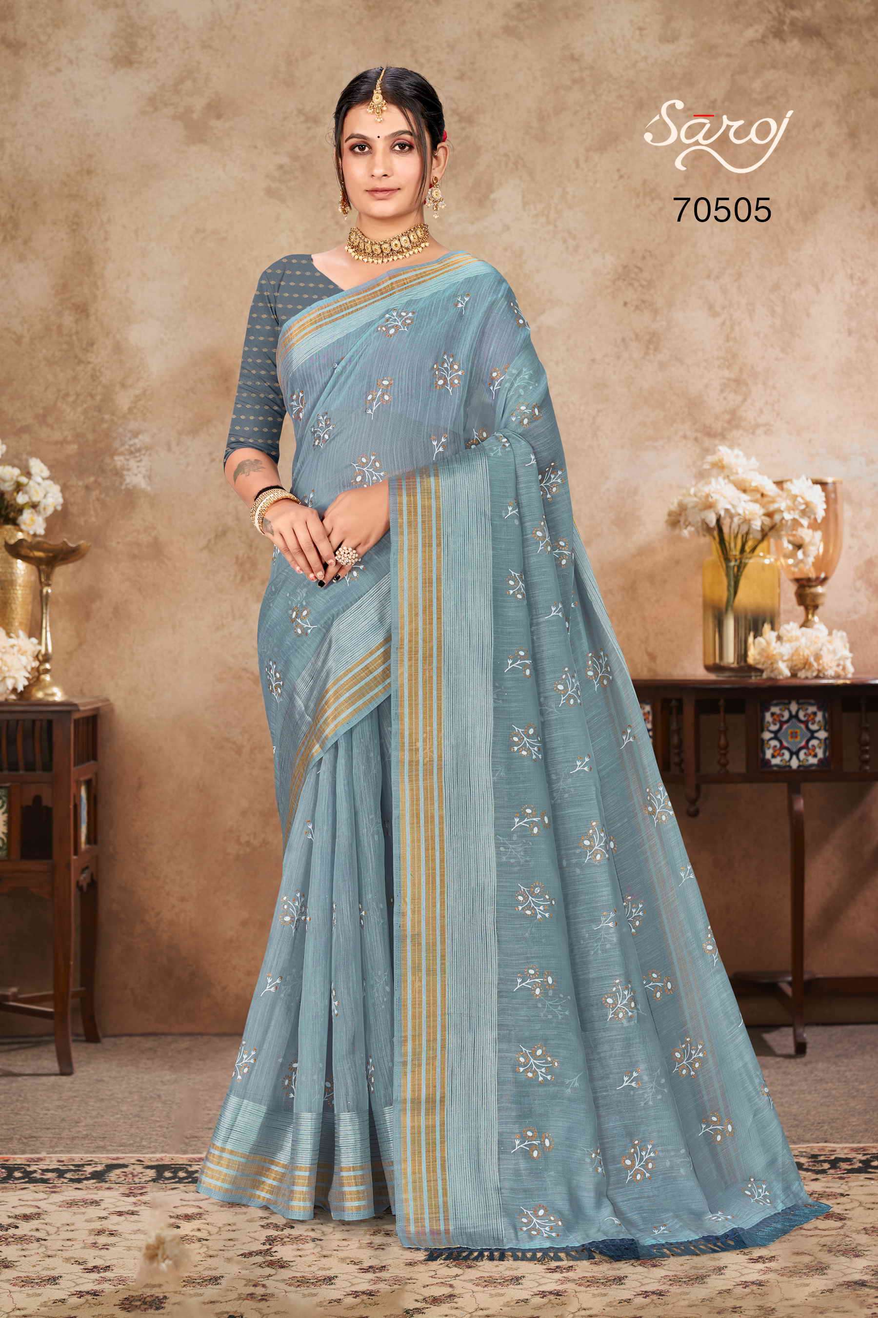 Saroj Kosa Cotton Vol-1 Designer Cotton Saree Wholesale catalog