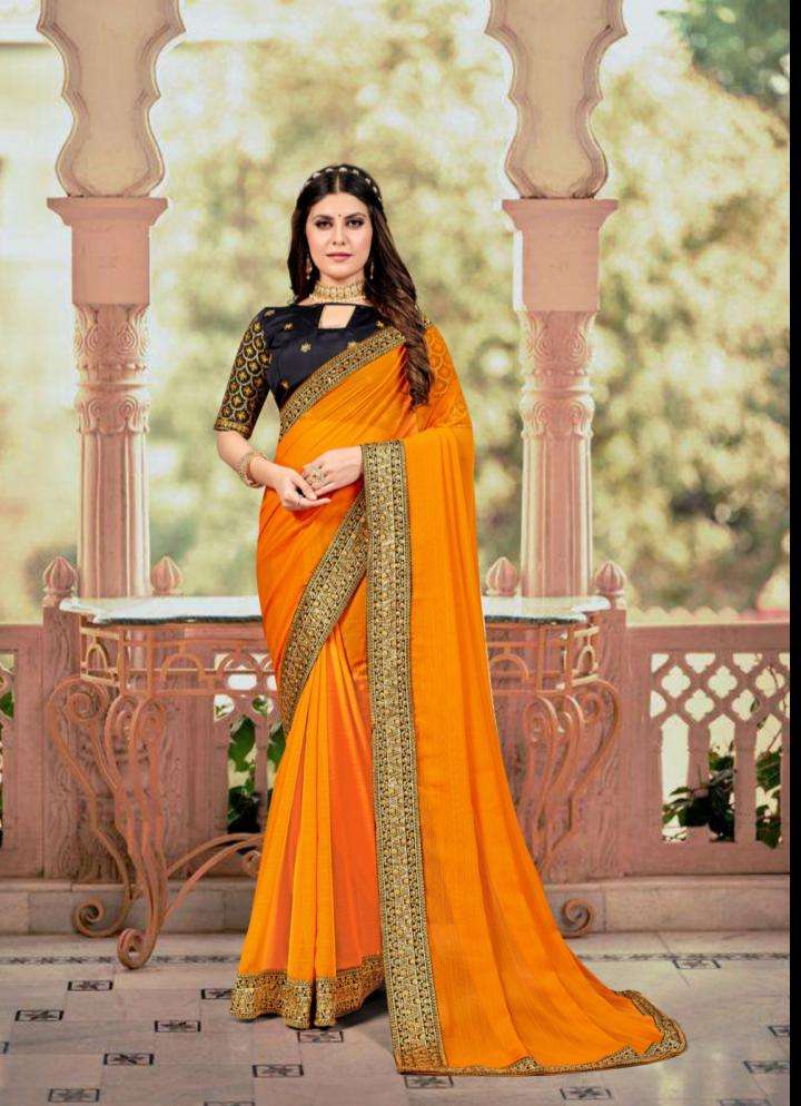 Saroj textile presents Anandi Designer Bollywood sarees catalogue