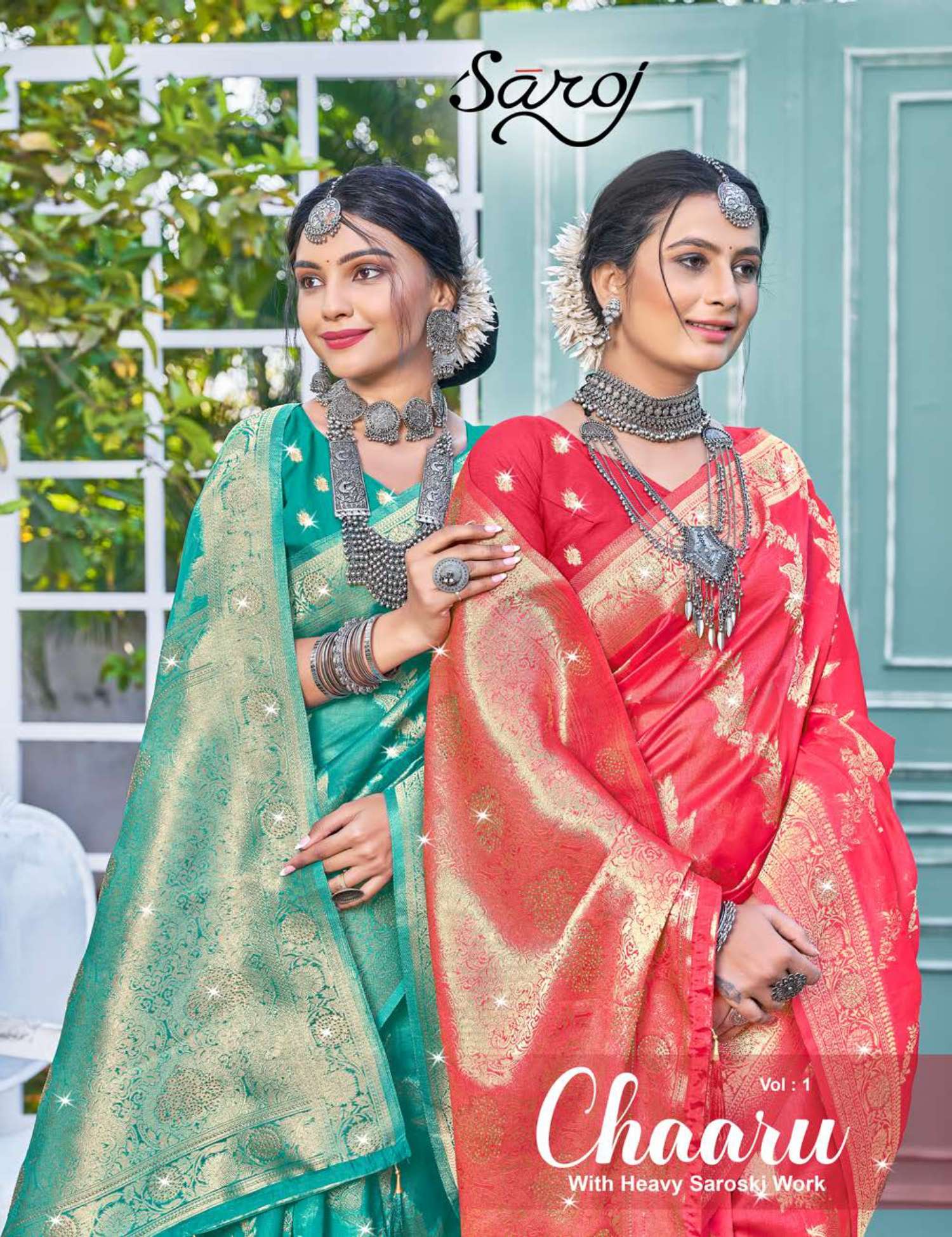 Saroj textile presents Chaaru Vol 1 Banarasi sarees catalogue
