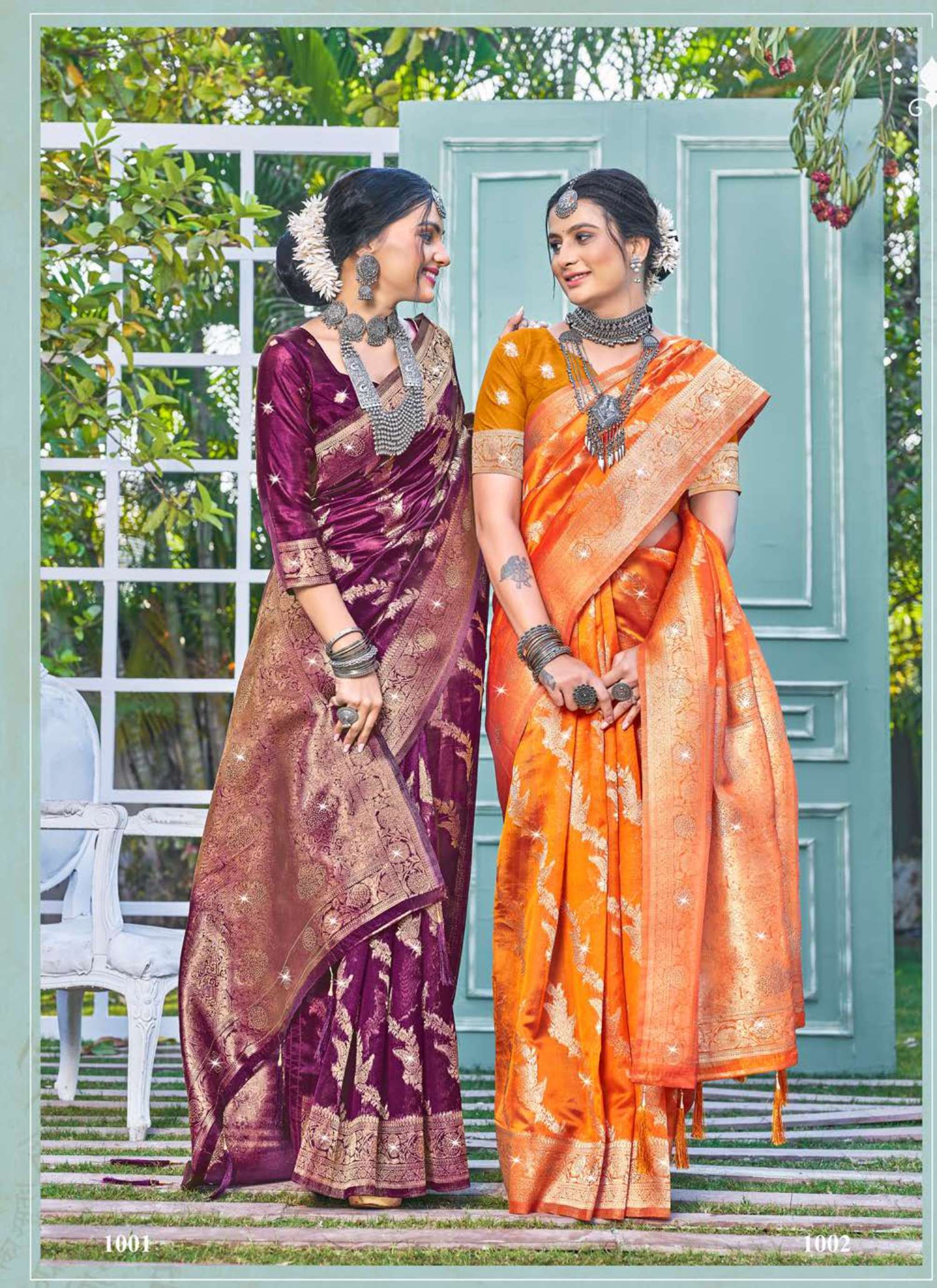 Saroj textile presents Chaaru Vol 1 Banarasi sarees catalogue